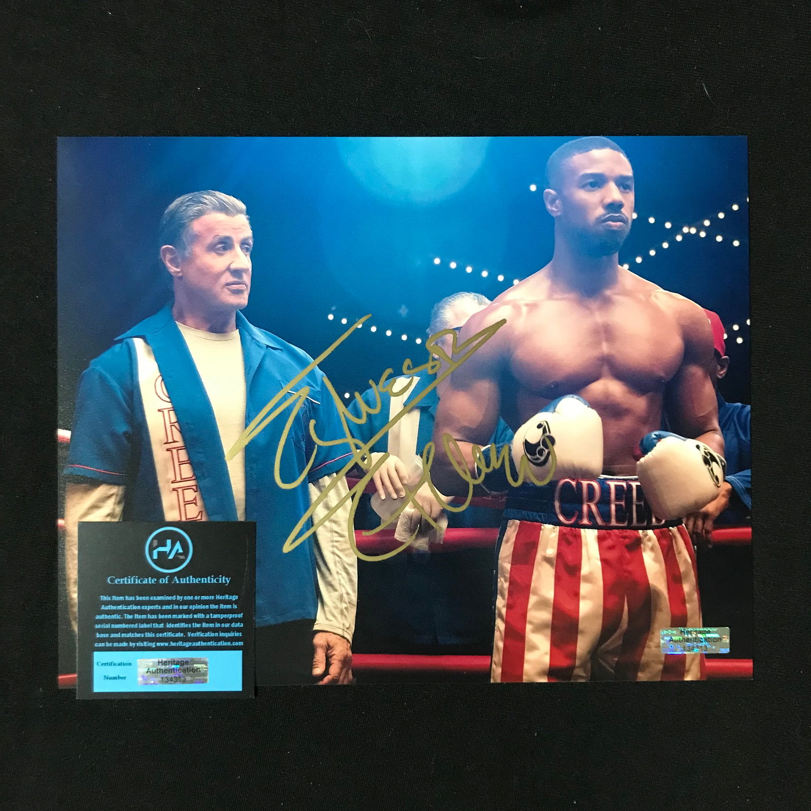 SYLVESTER STALLONE SIGNED 8X10 (HA COA) (1 of 1)