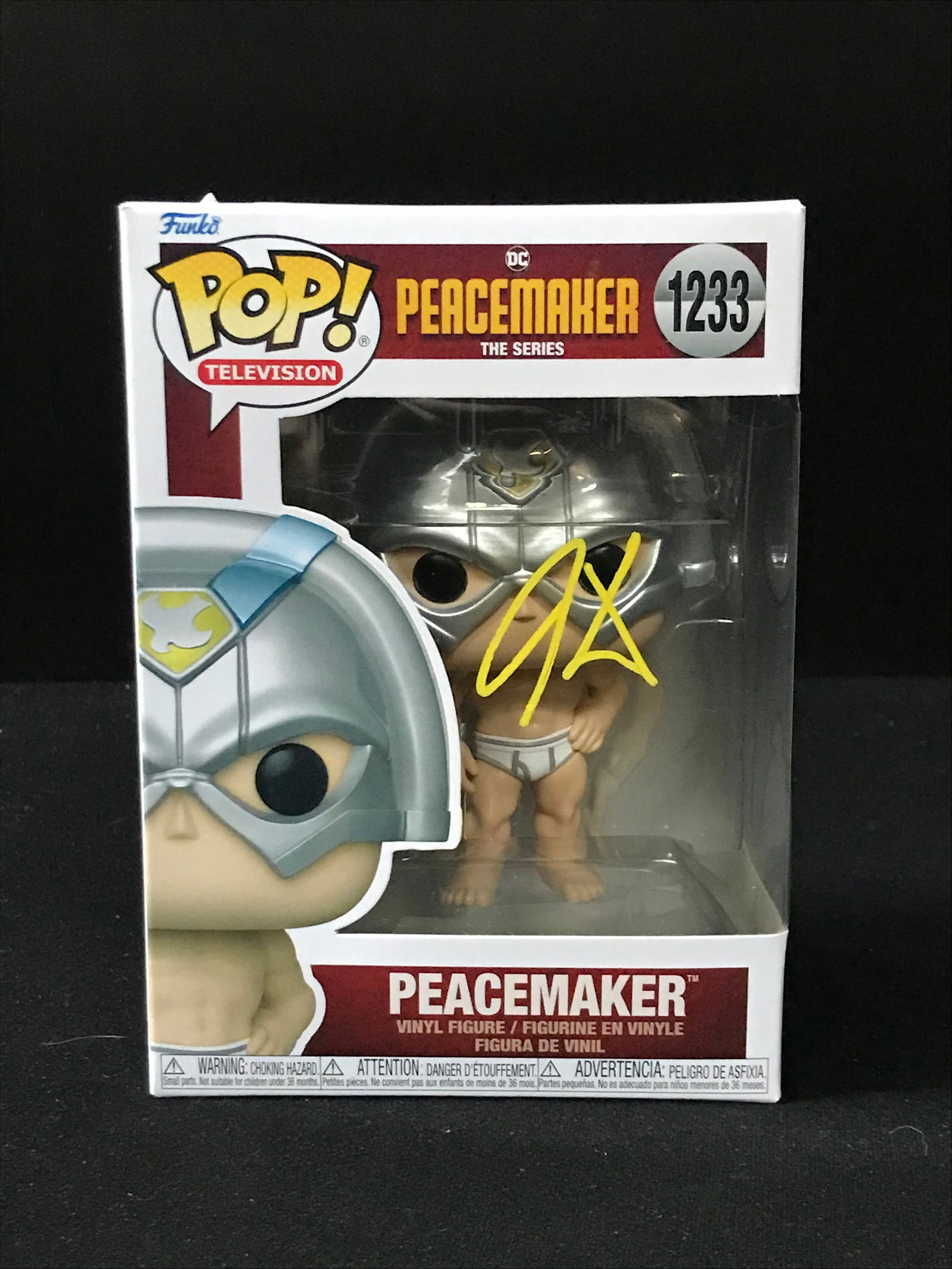 JOHN CENA SIGNED PEACEMAKER FUNKO (KB COA) (1 of 2)