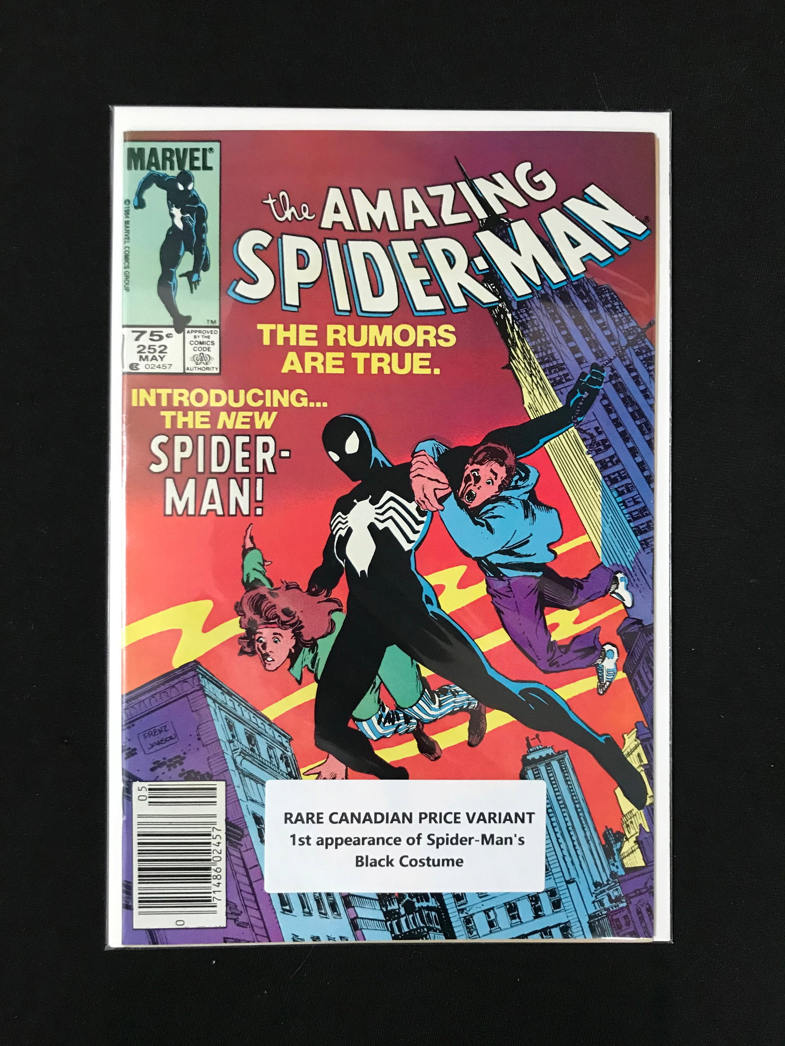 THE AMAZING SPIDERMAN #252 (MARVEL COMICS) (1 of 1)