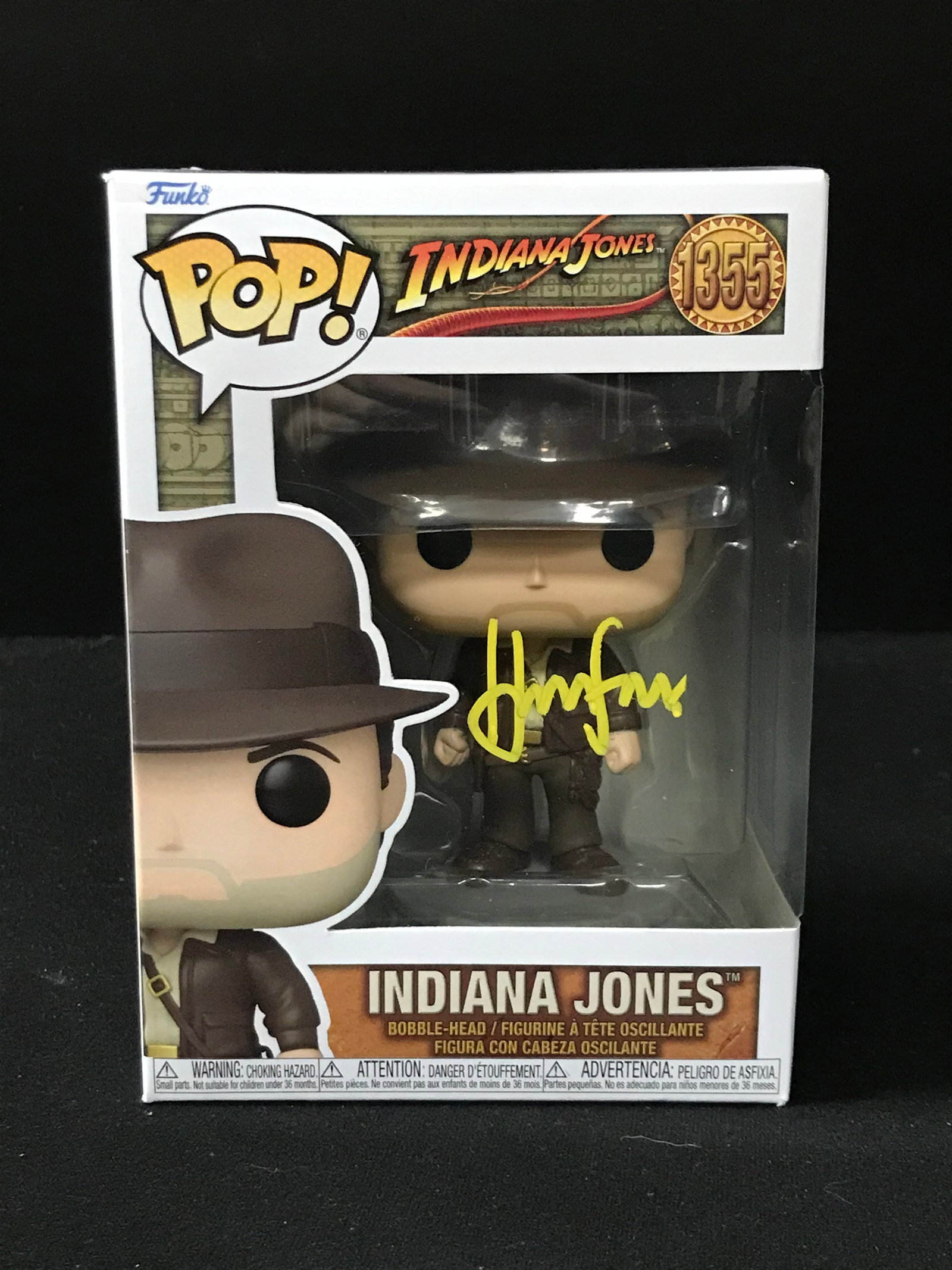HARRISON FORD SIGNED FUNKO (KB COA) (1 of 2)