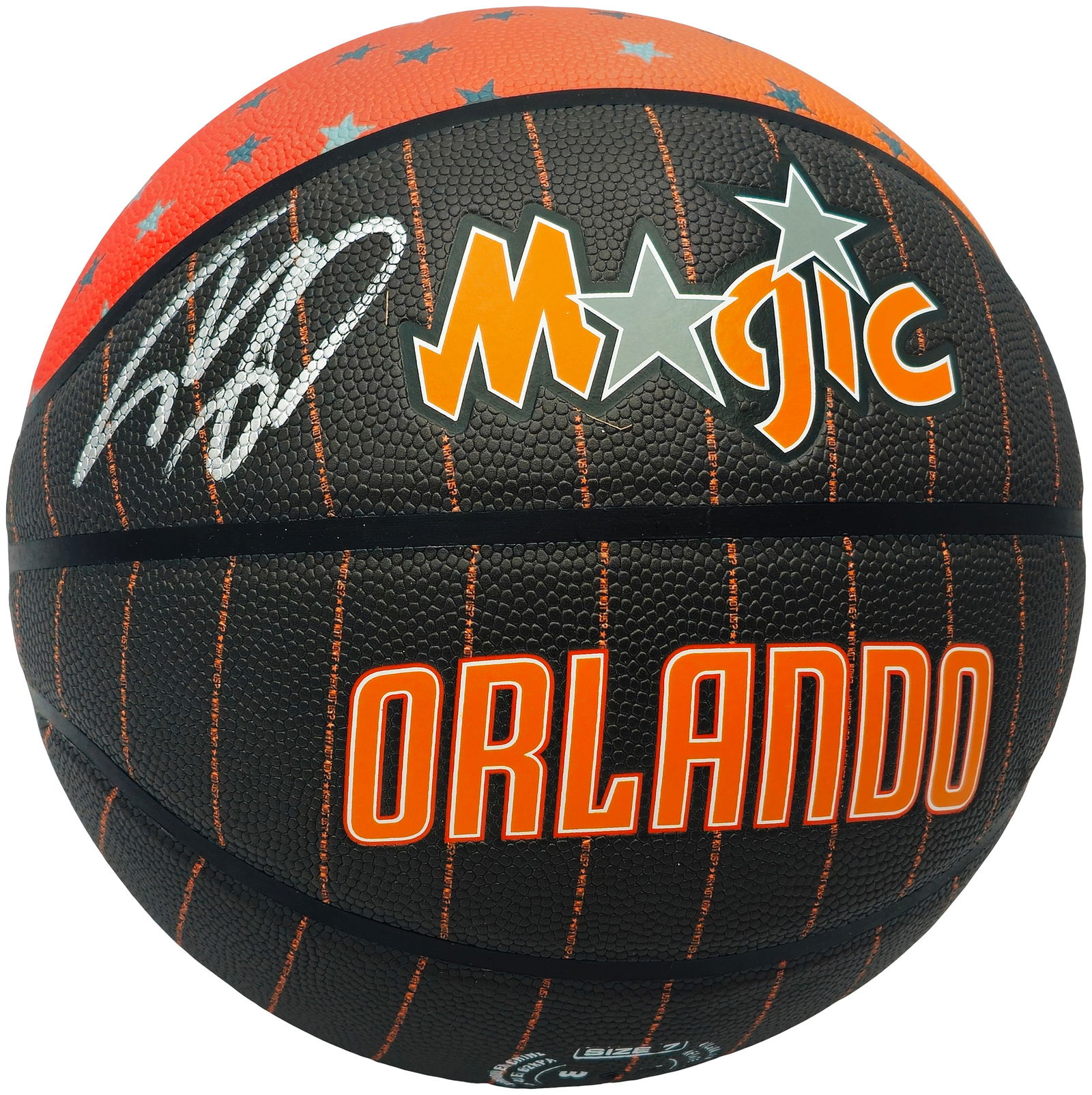 Shaquille O'Neal Signed Orlando Magic Wilson City Edition Basketball Beckett (1 of 4)