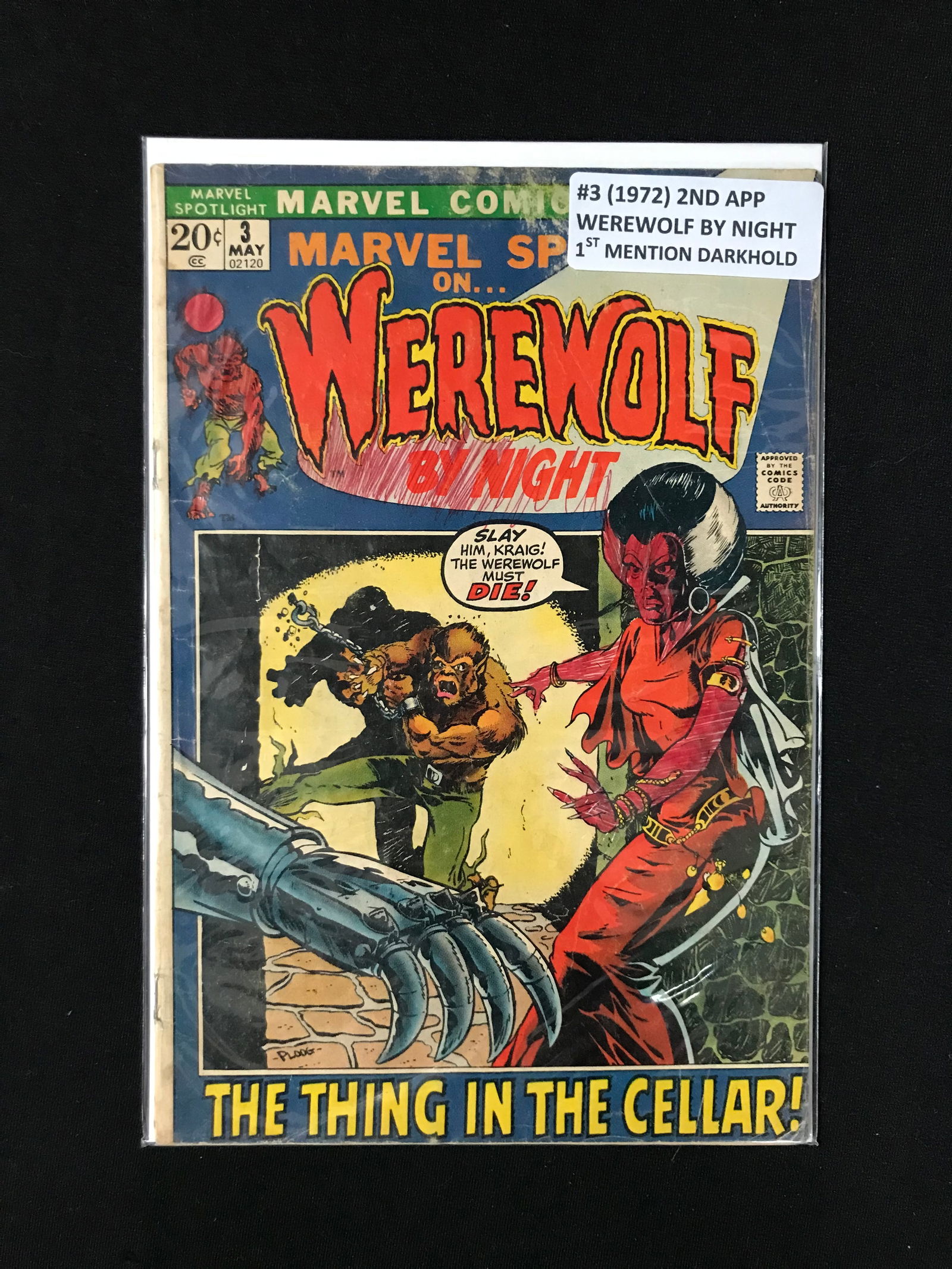 MARVEL SPOTLIGHT ON WEREWOLF BY NIGHT #3 (MARVEL COMICS) (1 of 1)