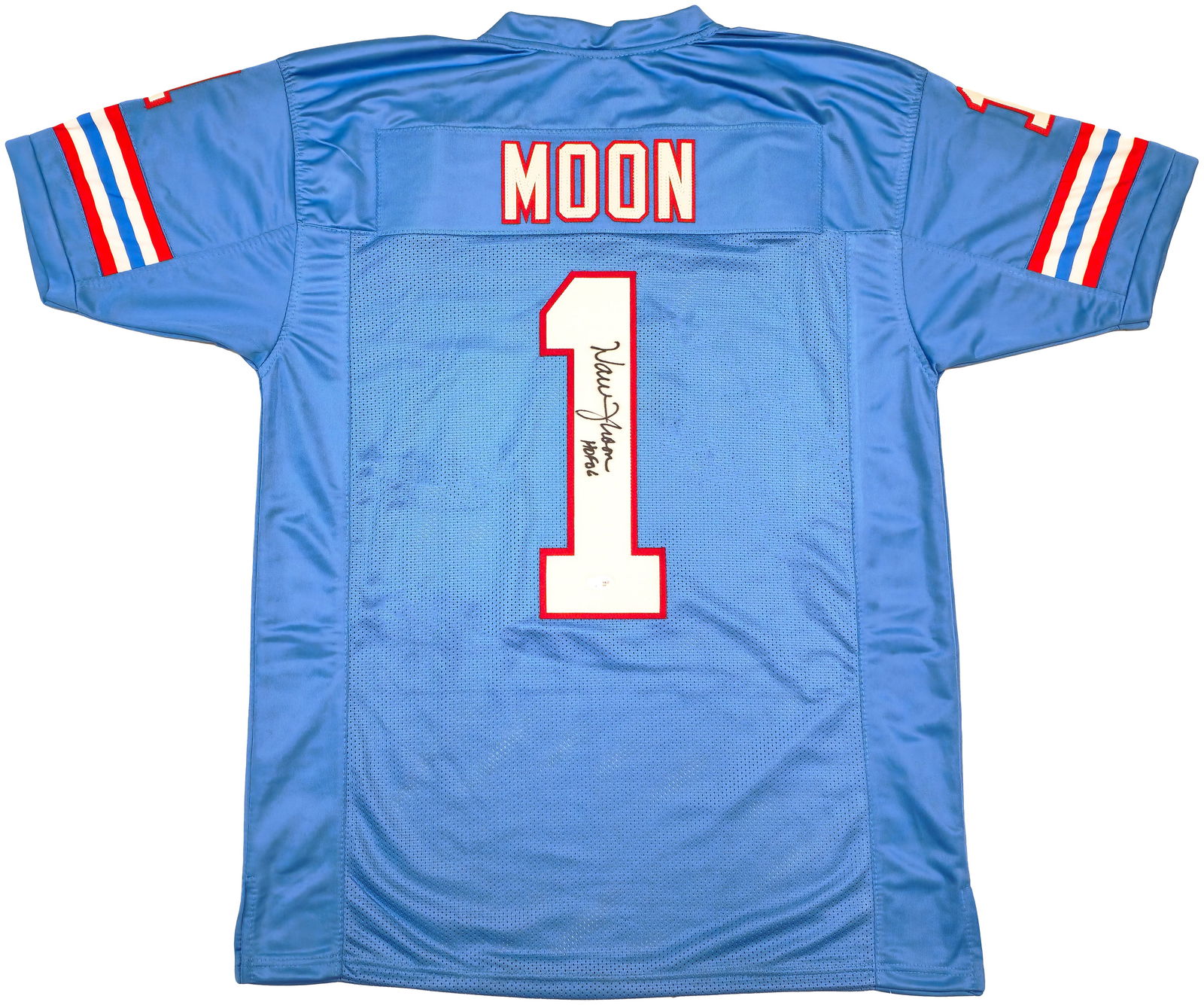 WARREN MOON SIGNED HOUSTON OILERS JERSEY (PSA/DNA COA) (1 of 3)