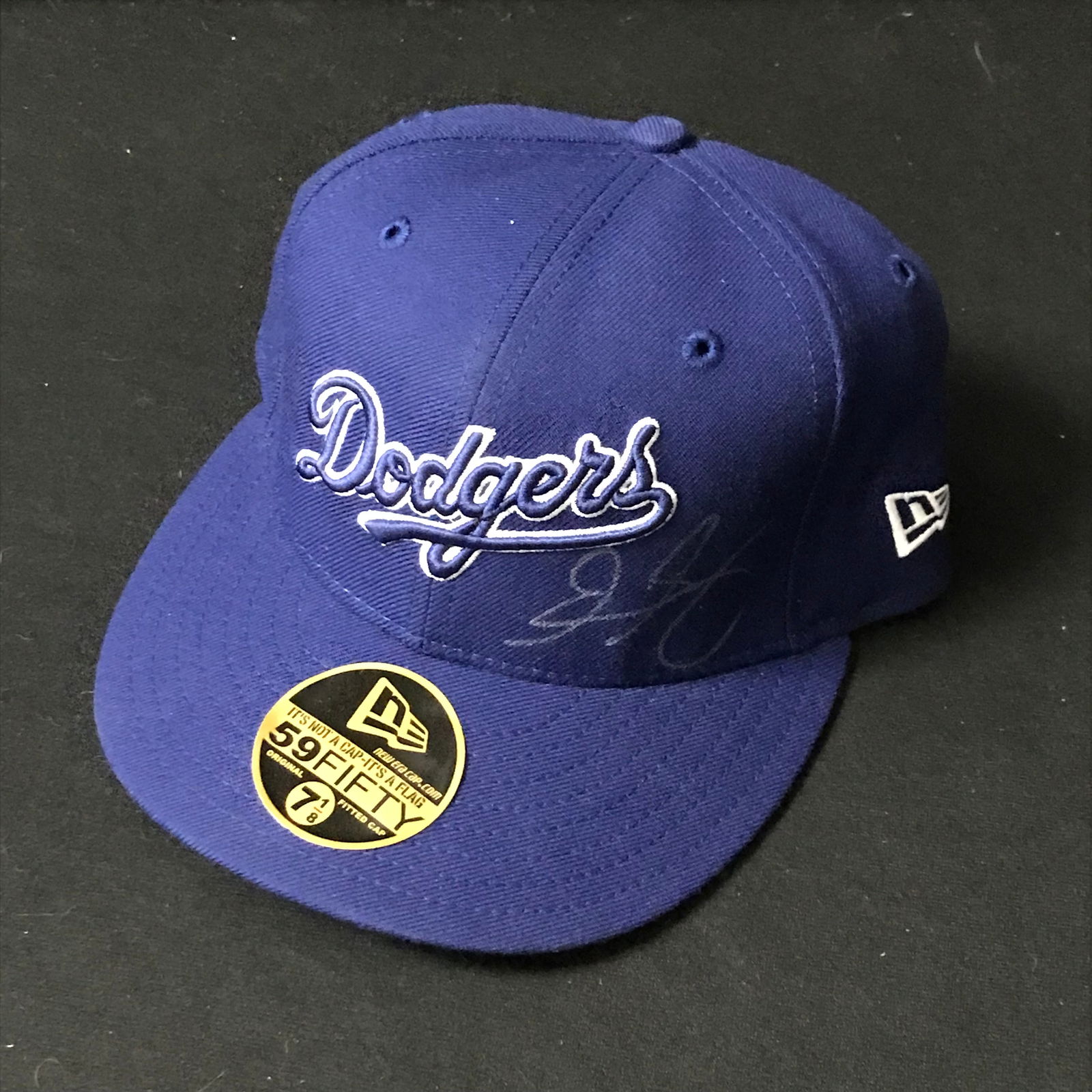 ERIC GAGNE SIGNED DODGERS HAT (1 of 1)