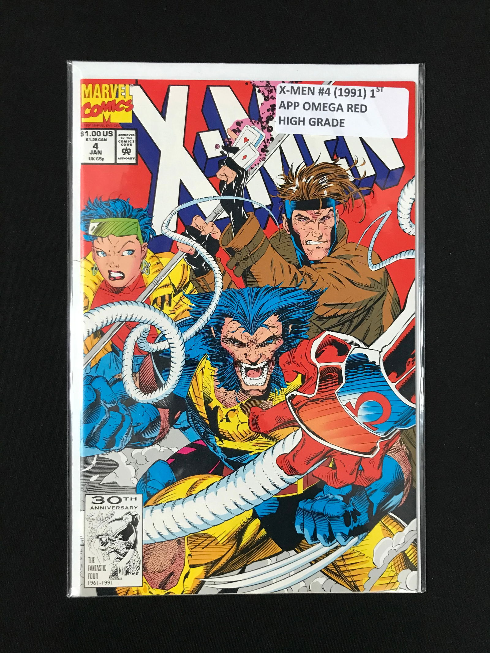X-MEN #4 1ST APPEARANCE OF OMEGA RED (MARVEL COMICS) (1 of 1)