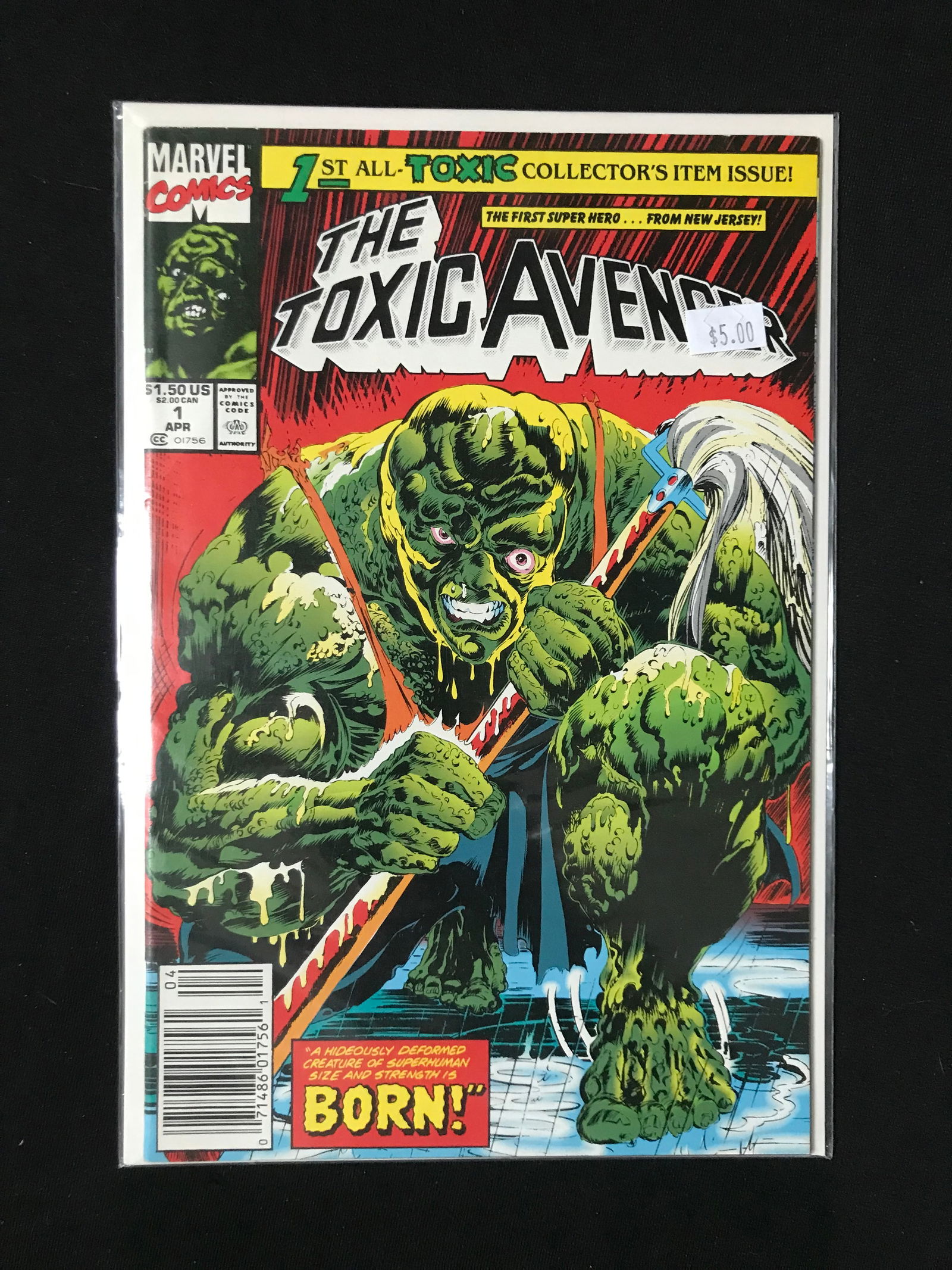 THE TOXIC AVENGER #1 (MARVEL COMICS) (1 of 1)