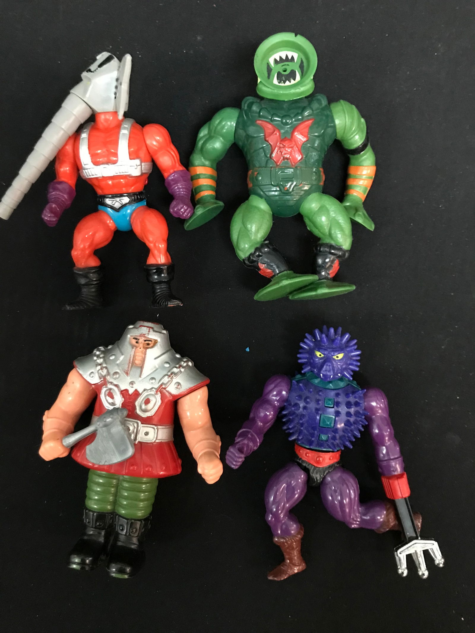 LOT OF VINTAGE HE-MAN MASTERS OF THE UNIVERSE FIGURES: Prices are in Canadian dollars