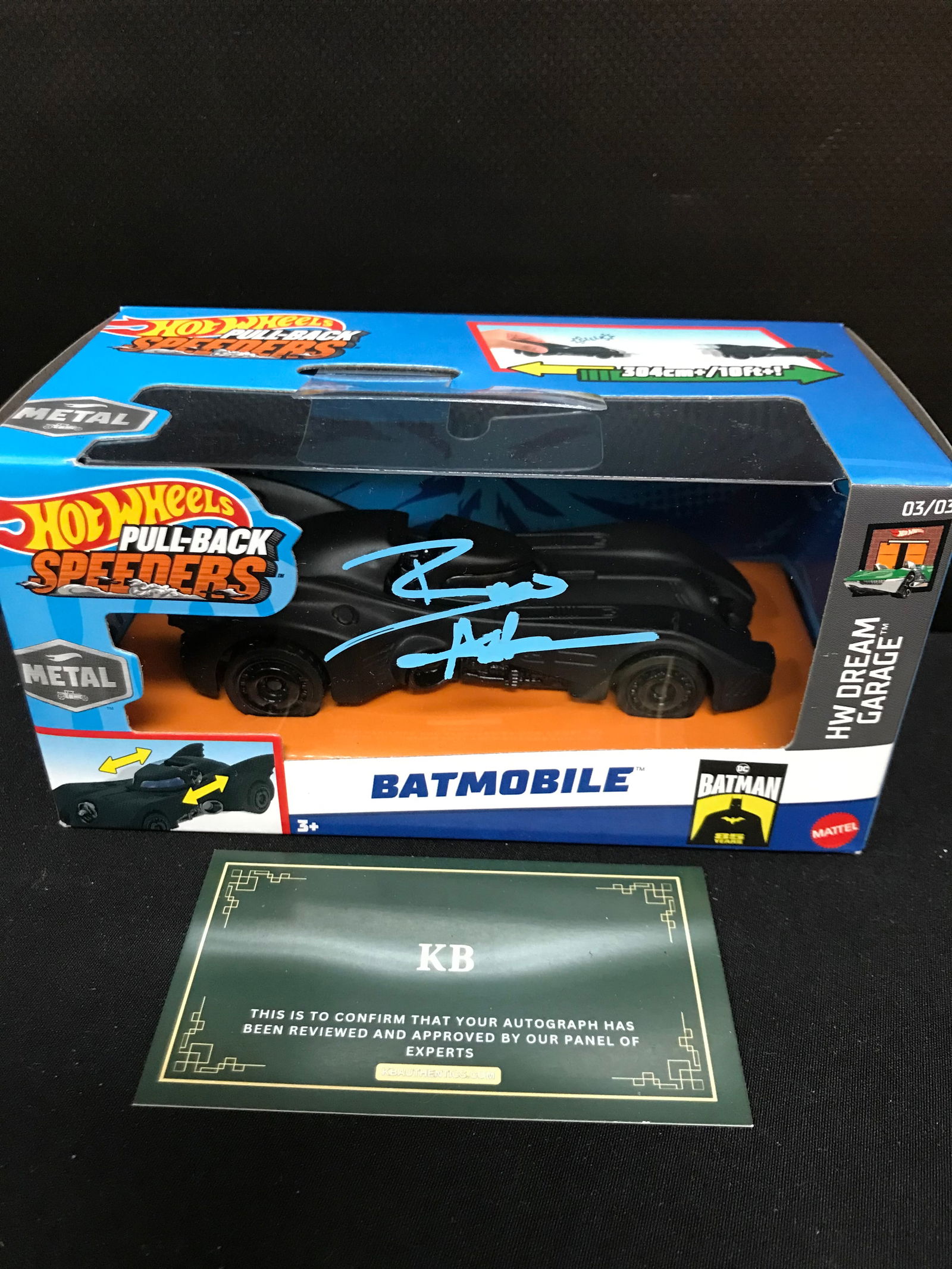 BEN AFFLECK SIGNED BATMOBILE KB COA (1 of 1)