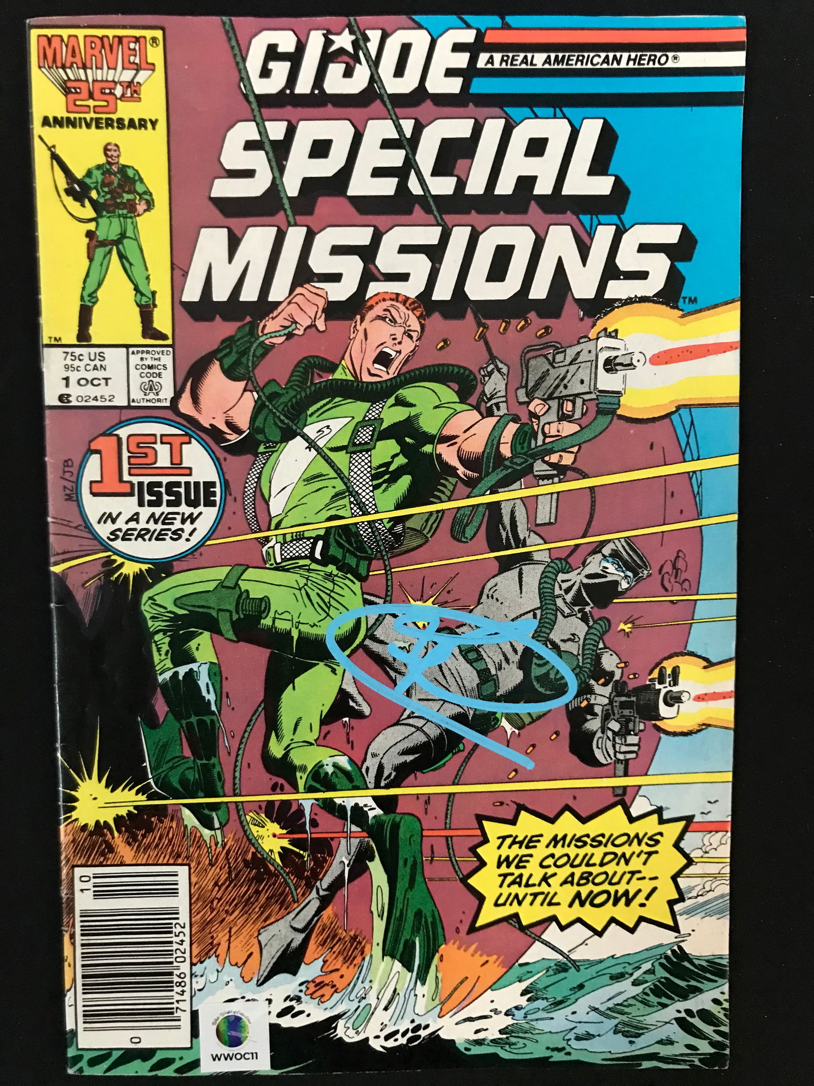 RAY PARK SIGNED G.I. JOE COMICS BOOK WWOC COA (1 of 1)