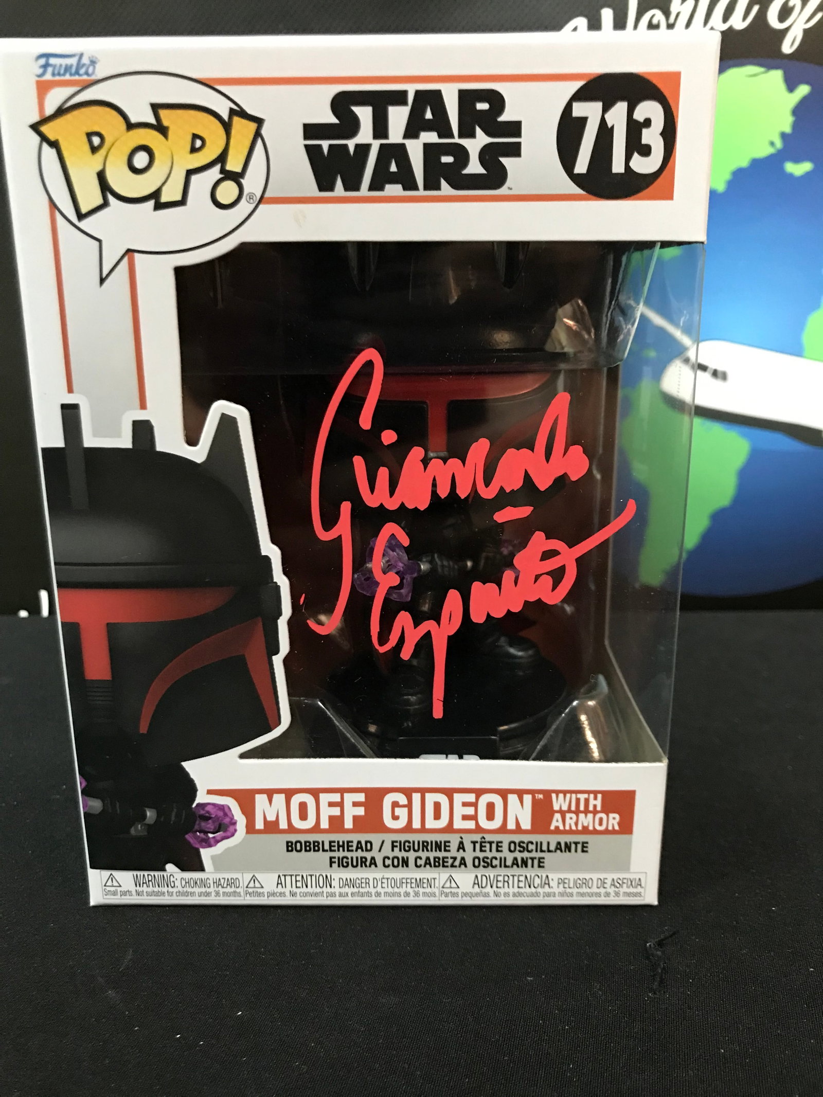 GIANCARLO ESPOSITO SIGNED 'MOFF GIDEON' STAR WARS FUNKO POP! WWOC COA: Prices are in Canadian dollars