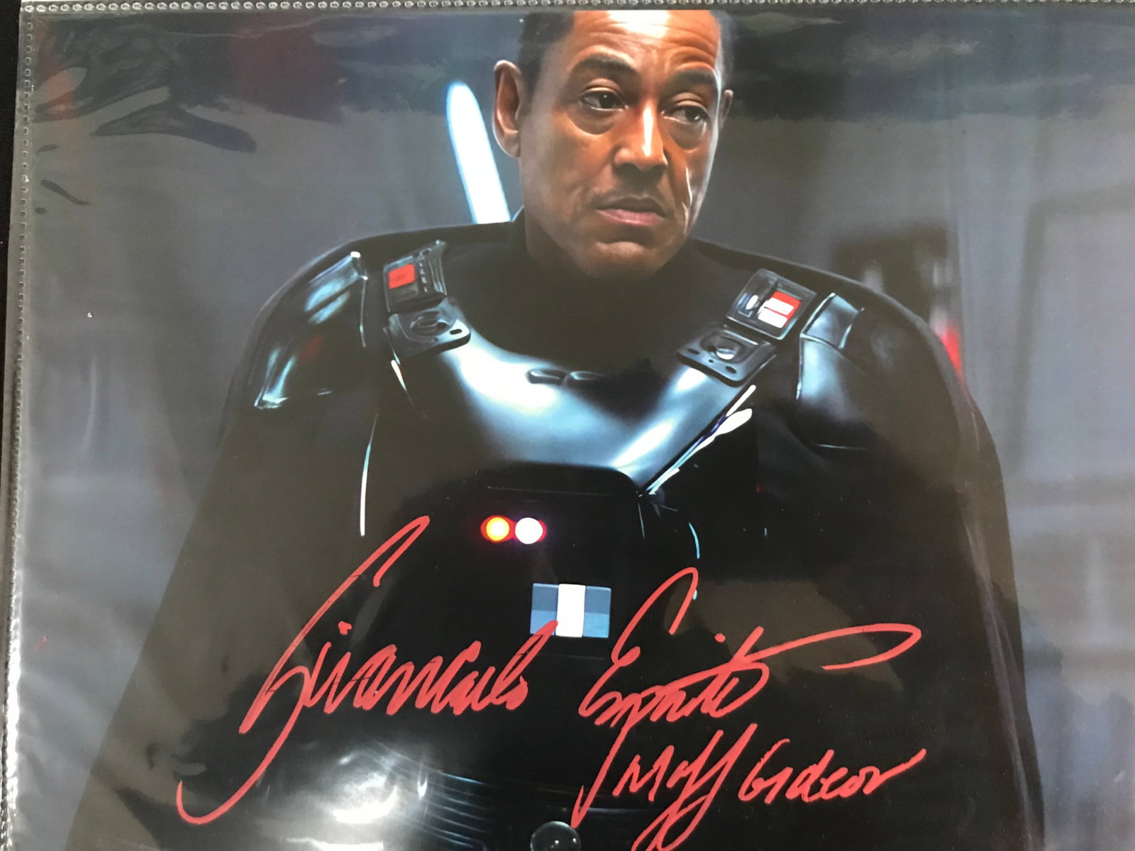GIANCARLO ESPOSITO SIGNED 'MOFF GIDEON' 8X10 PHOTO WWOC COA: Prices are in Canadian dollars