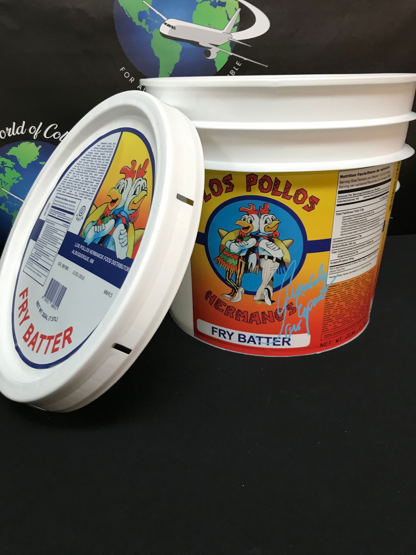 GIANCARLO ESPOSTIO SIGNED 'LOS POLLOS HERMANOS' CHICKEN BUCKET WWOC AND PSA COA (1 of 3)