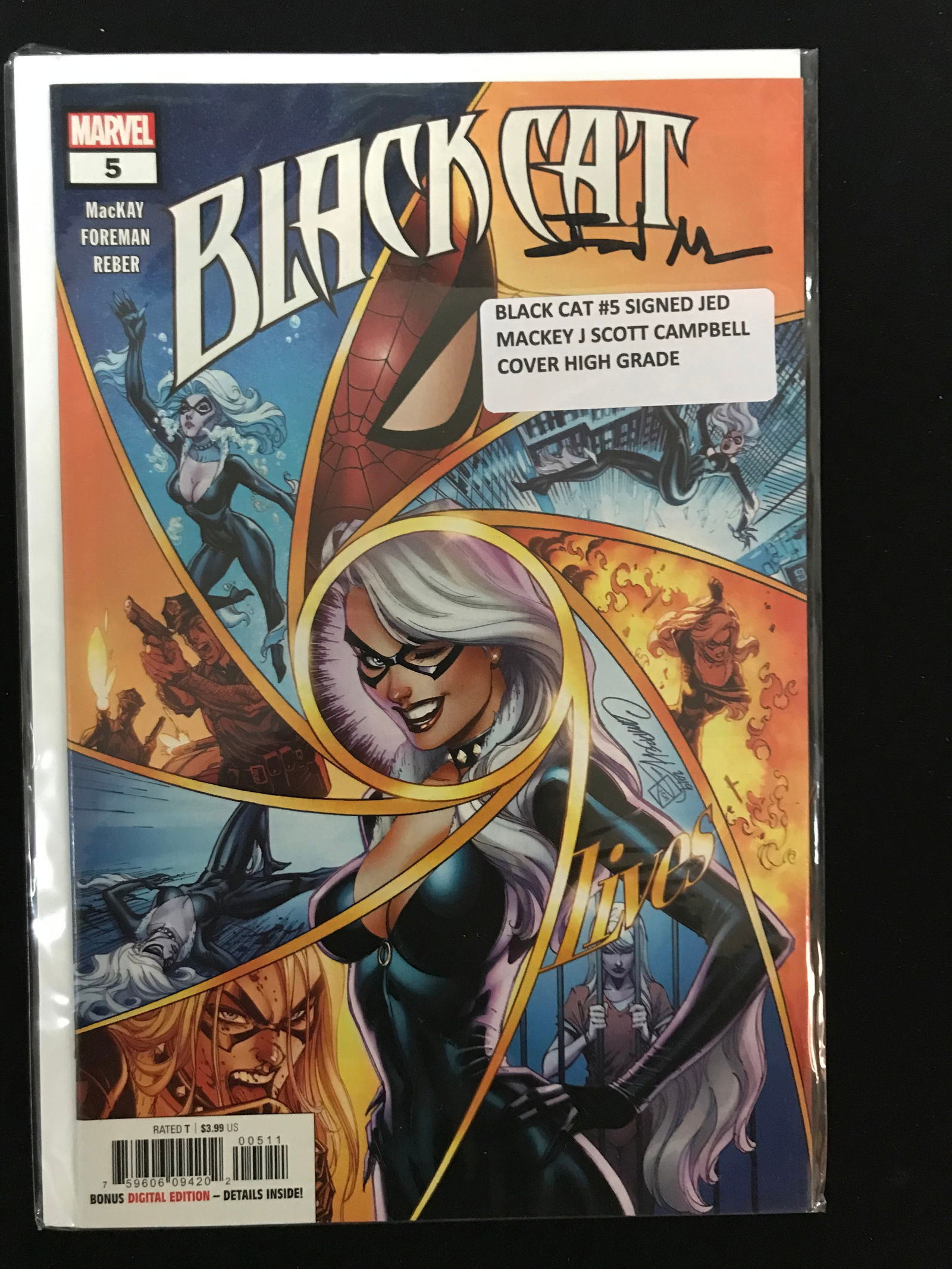 MARVEL COMICS NO.5 BLACK CAT (1 of 1)