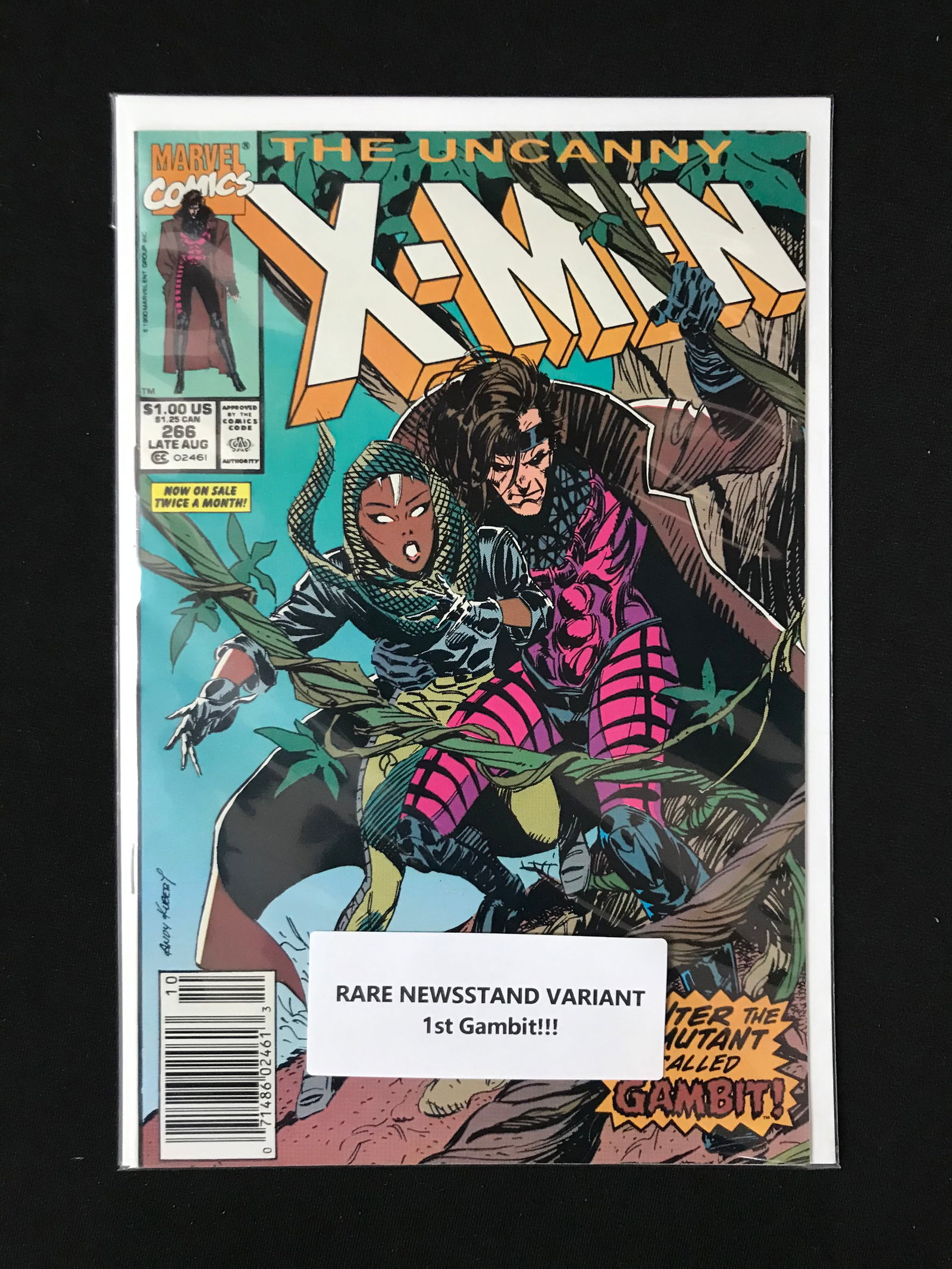 THE UNCANNY X-MEN #266 1ST GAMBIT (MARVEL COMICS): Prices are in Canadian Dollars