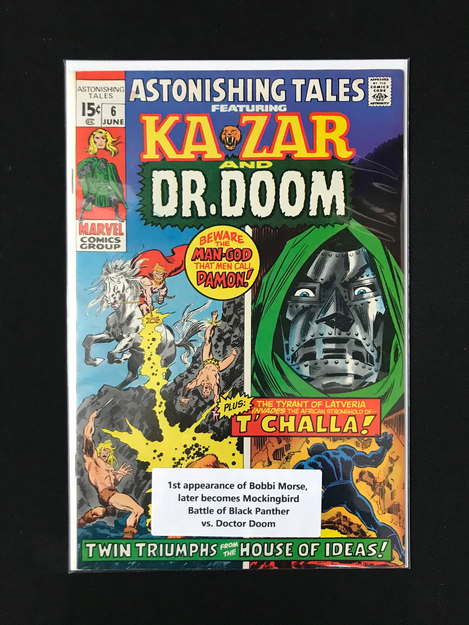 ASTONISHING TALES #6 (MARVEL COMICS) (1 of 1)