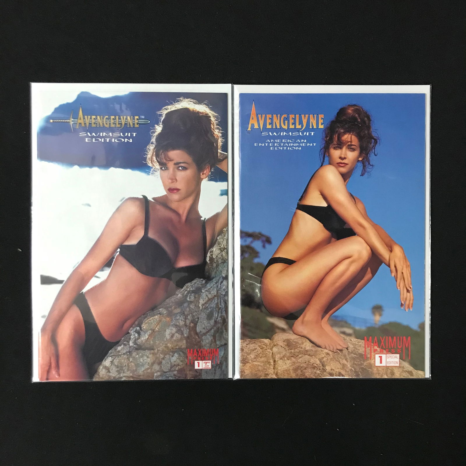 LOT OF 2  AVENGELYNE SWIMSUIT EDITION COMICS (MAXIMUM PRESS) (1 of 1)