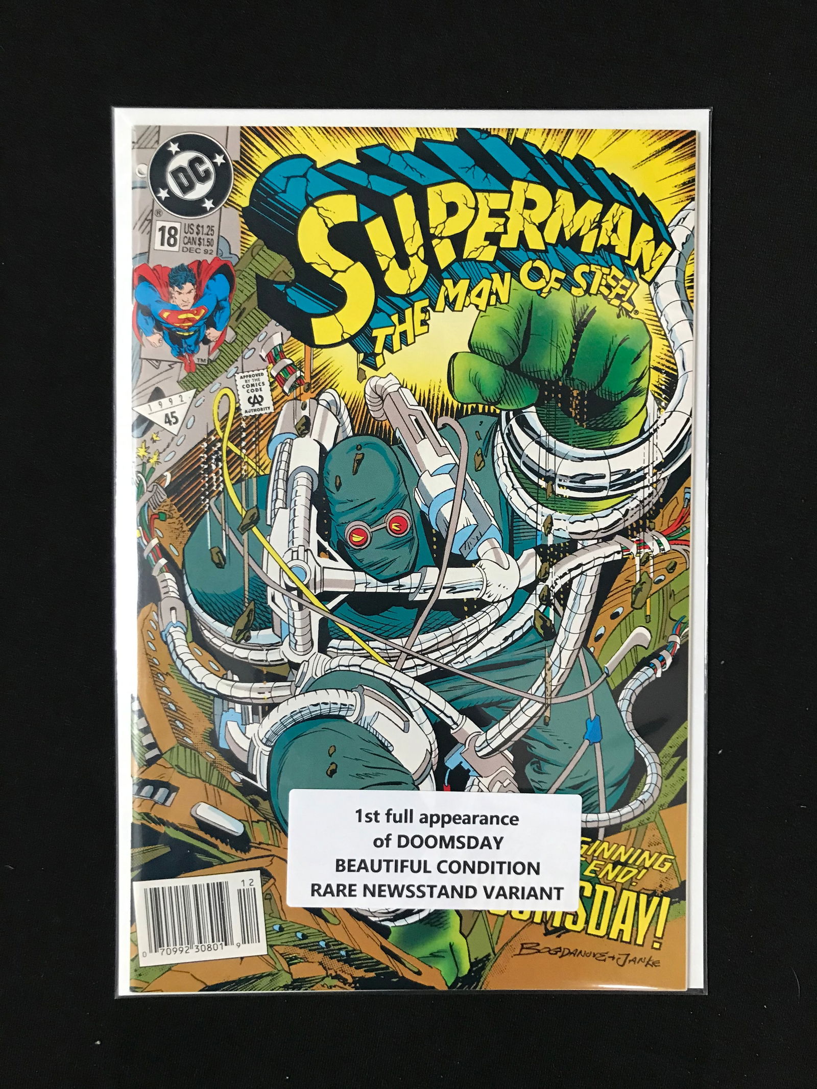 DC COMICS NO.18 SUPERMAN (1 of 1)