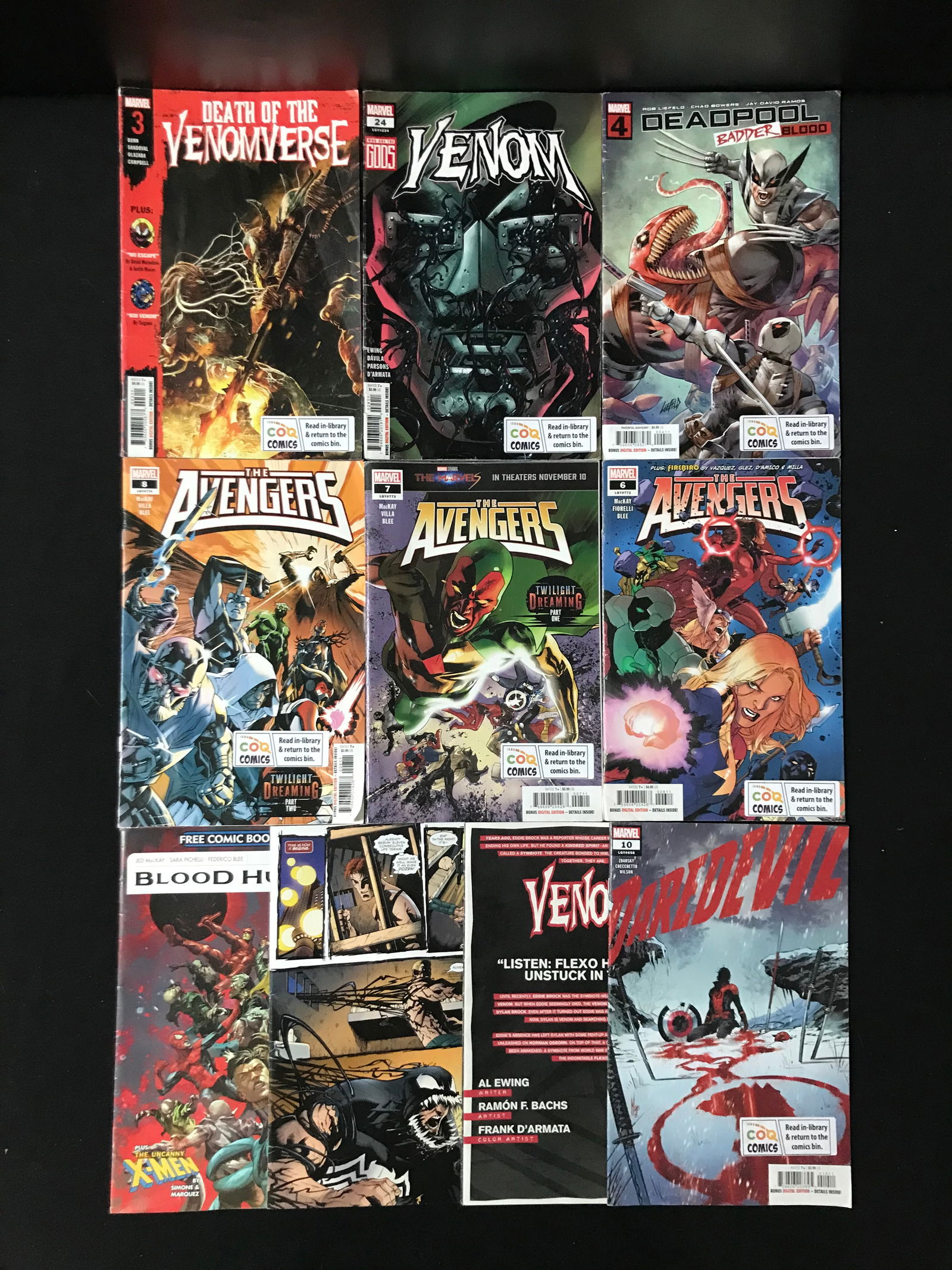 LOT OF 10 COMICS VARIOUS TITLES (1 of 1)