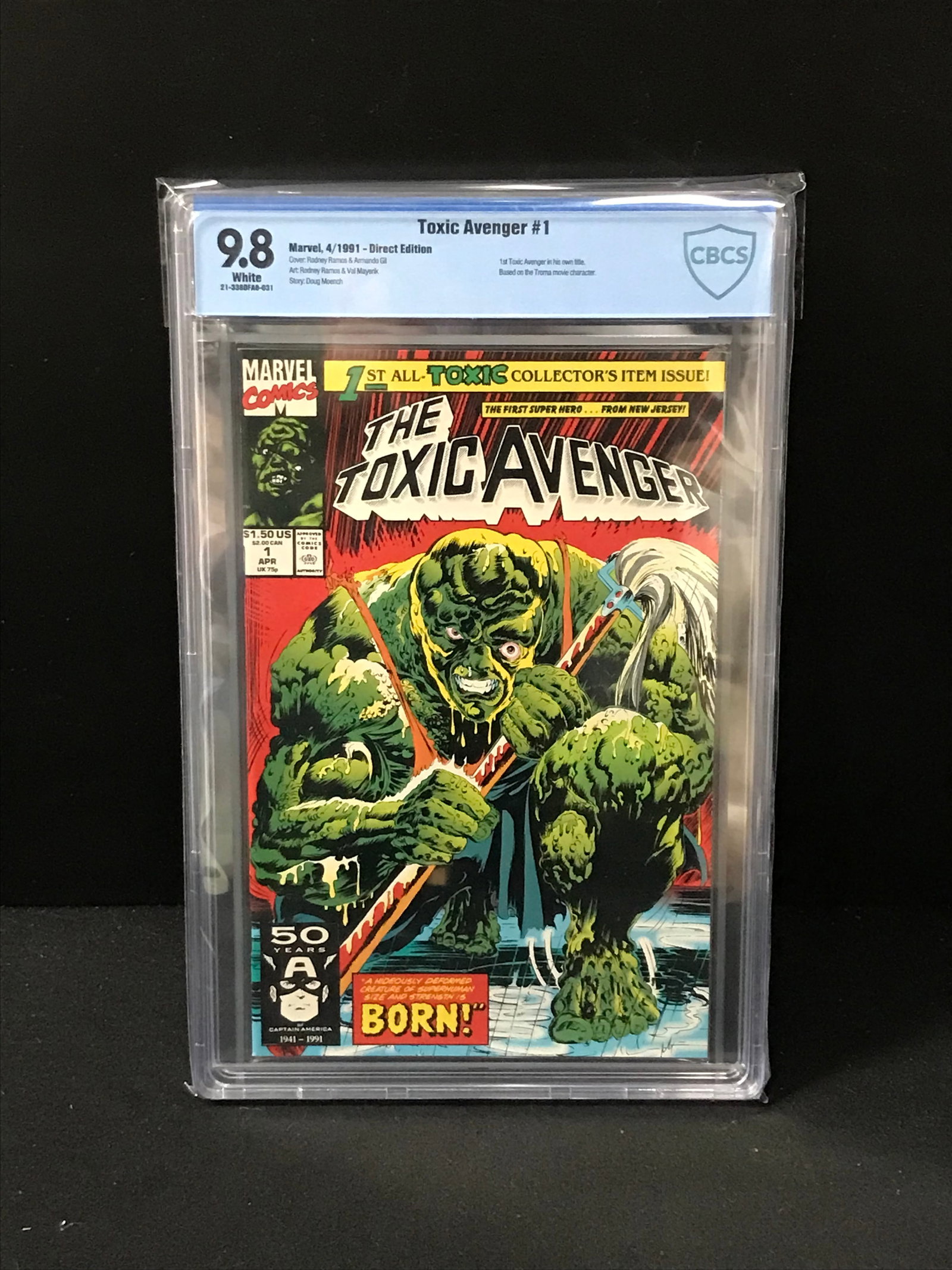 THE TOXIC AVENGER #1 CBCS 9.8 GRADE (1 of 1)