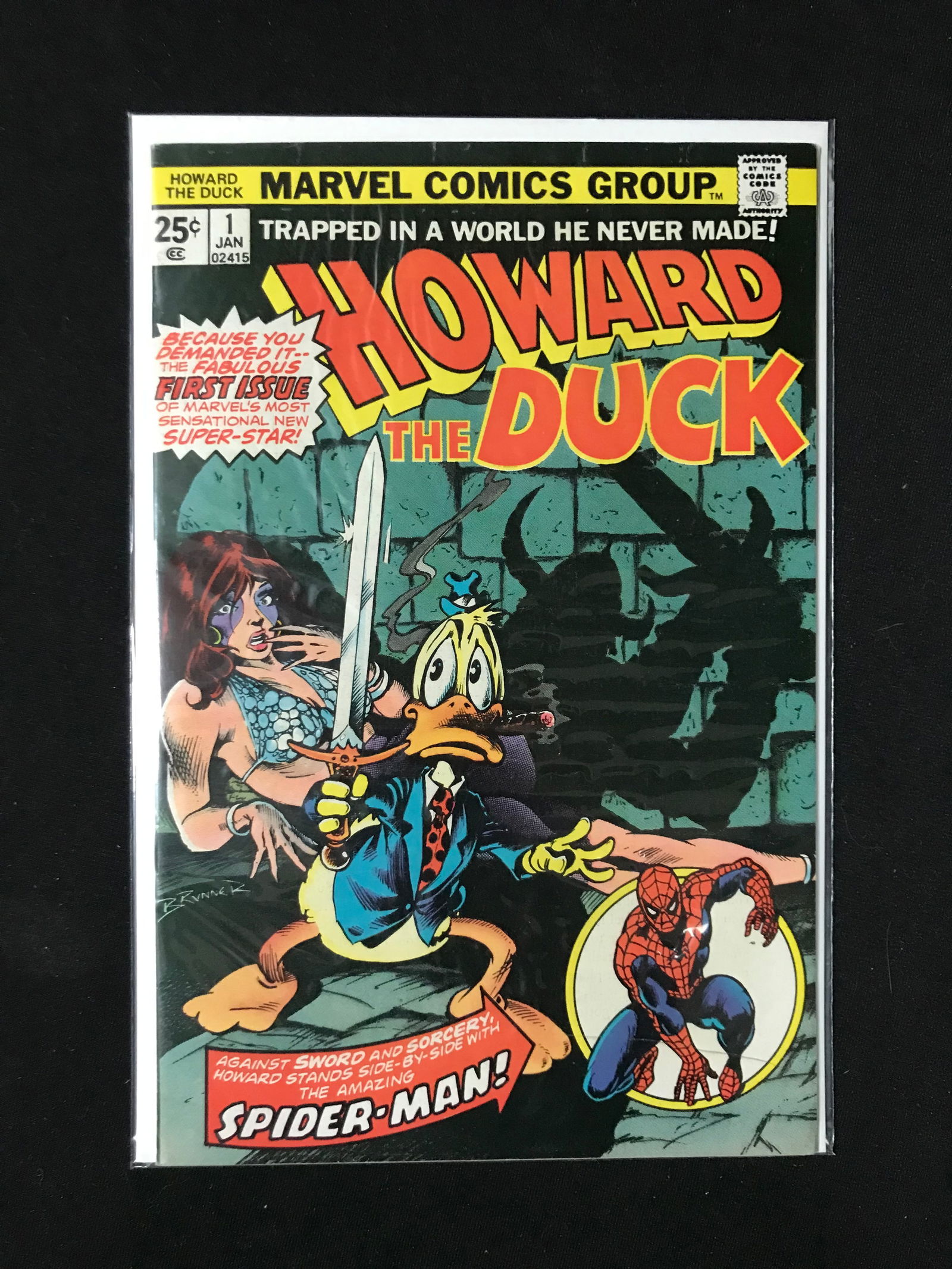 MARVEL COMICS NO.1 HOWARD THE DUCK (1 of 1)