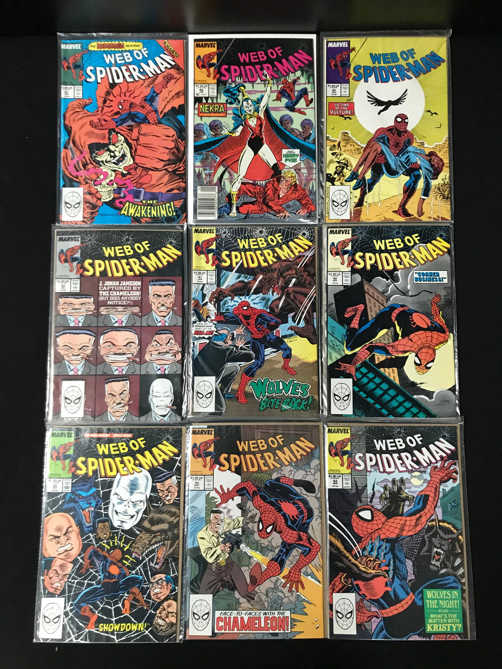 LOT OF 9 SPIDERMAN COMICS (MARVEL COMICS) (1 of 1)
