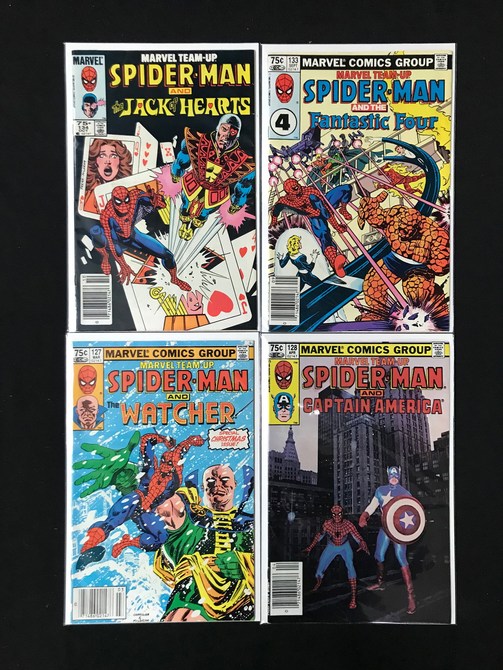 LOT OF 4 MARVEL TEAM UP COMICS (MARVEL COMICS) (1 of 1)