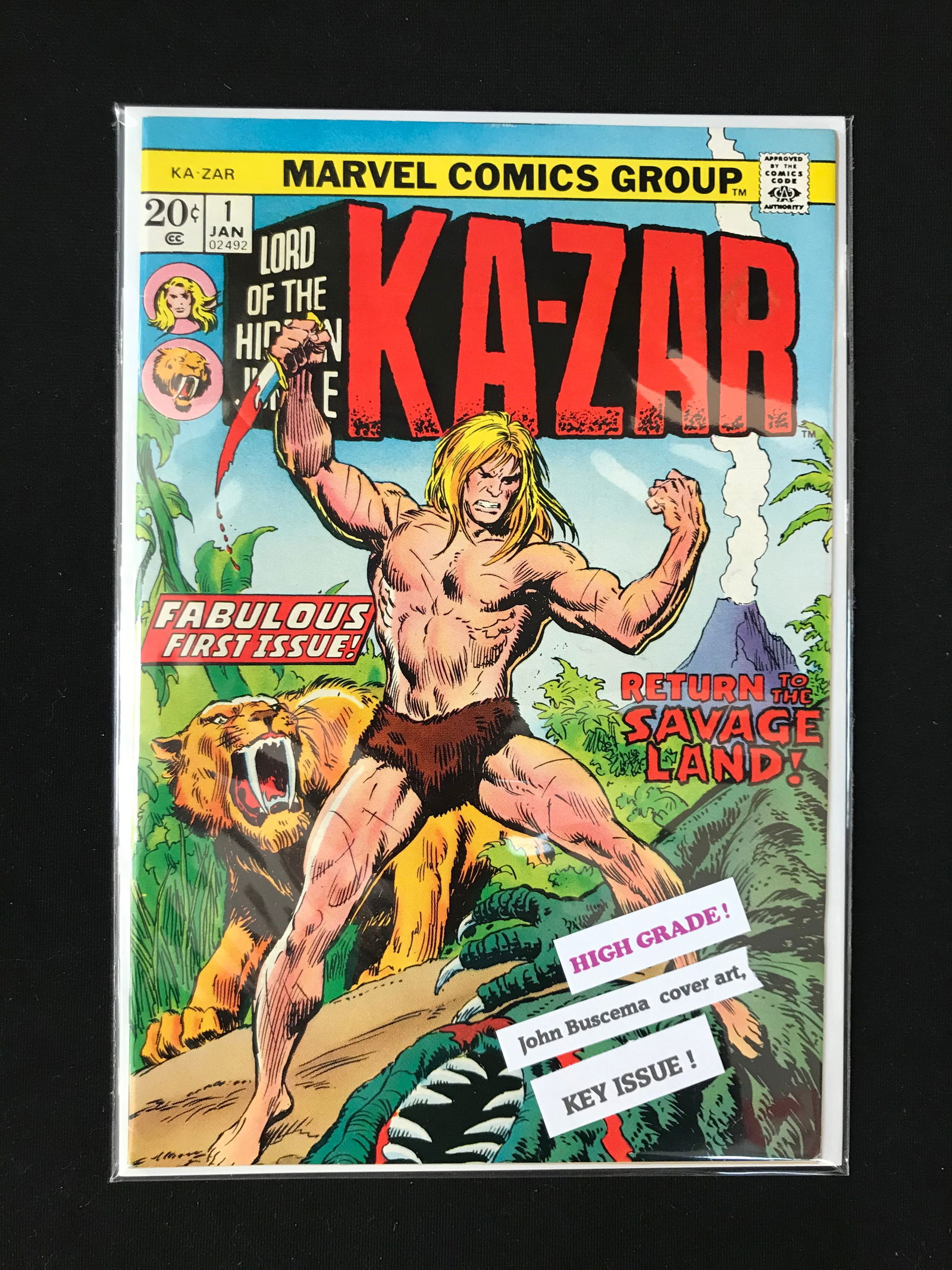MARVEL COMICS NO.1 KA-ZAR (1 of 1)