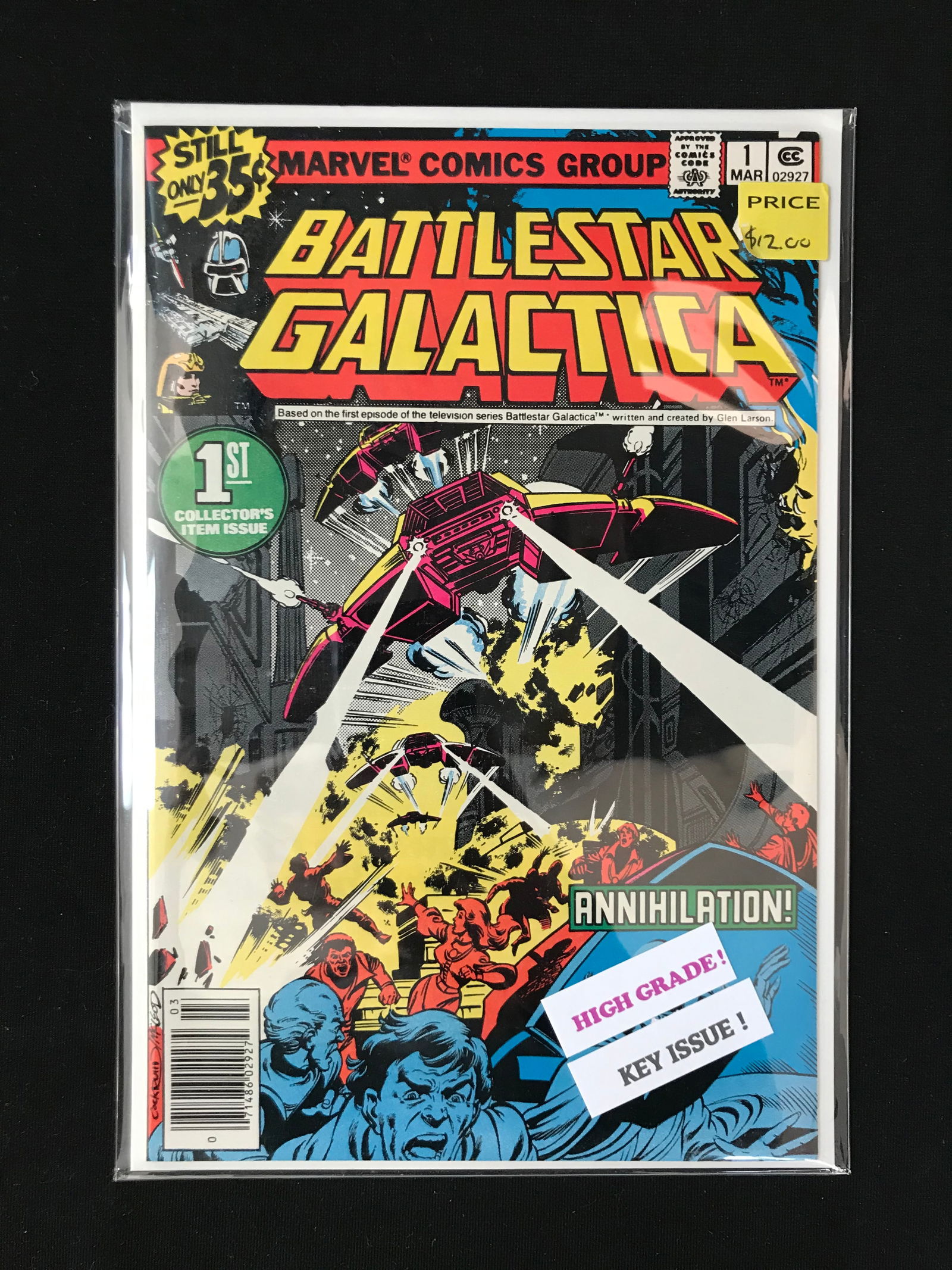 MARVEL COMICS NO.1 BATTLESTAR GALACTICA (1 of 1)
