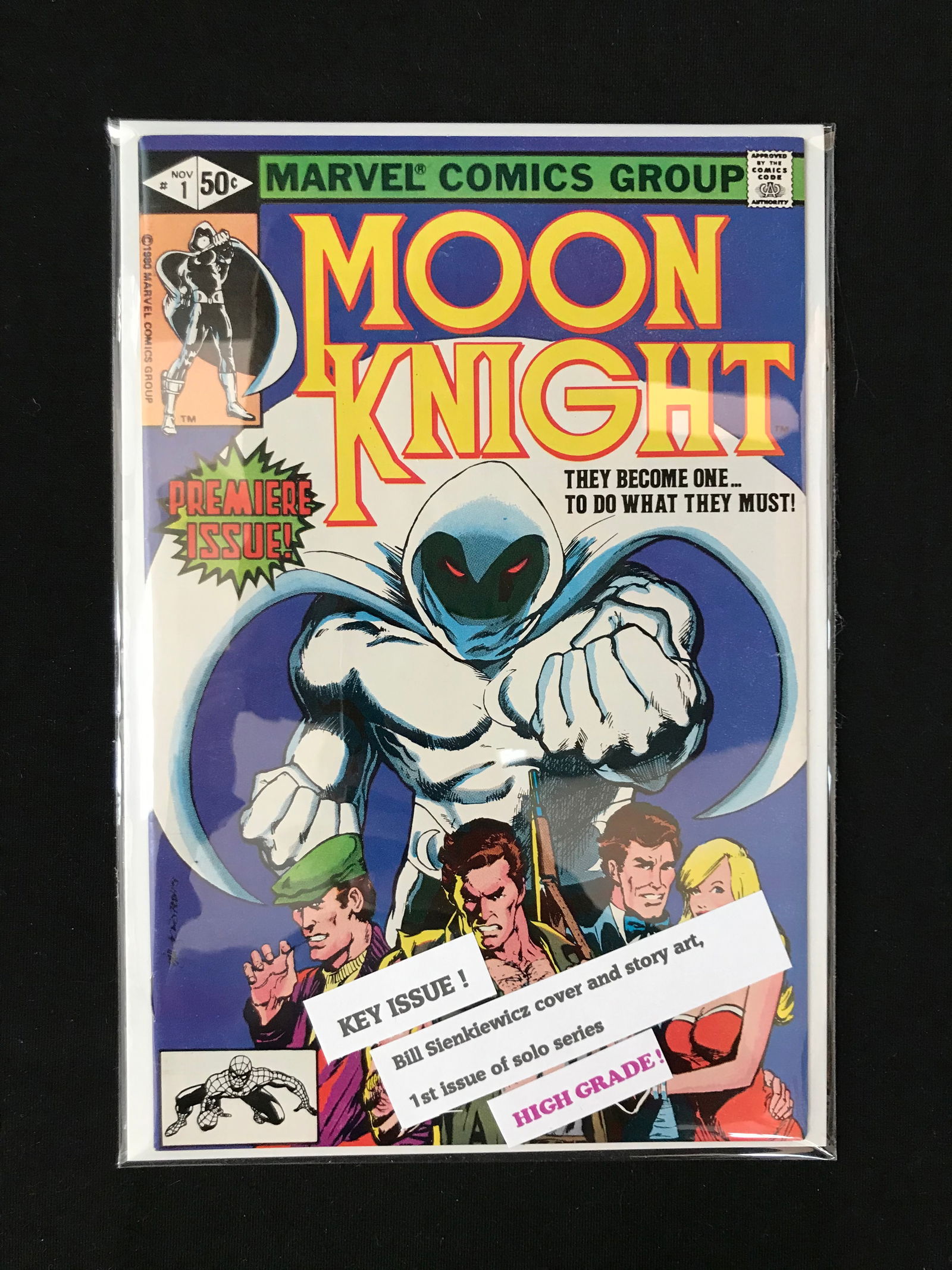 MARVEL COMICS NO.1 MOON KNIGHT (1 of 1)