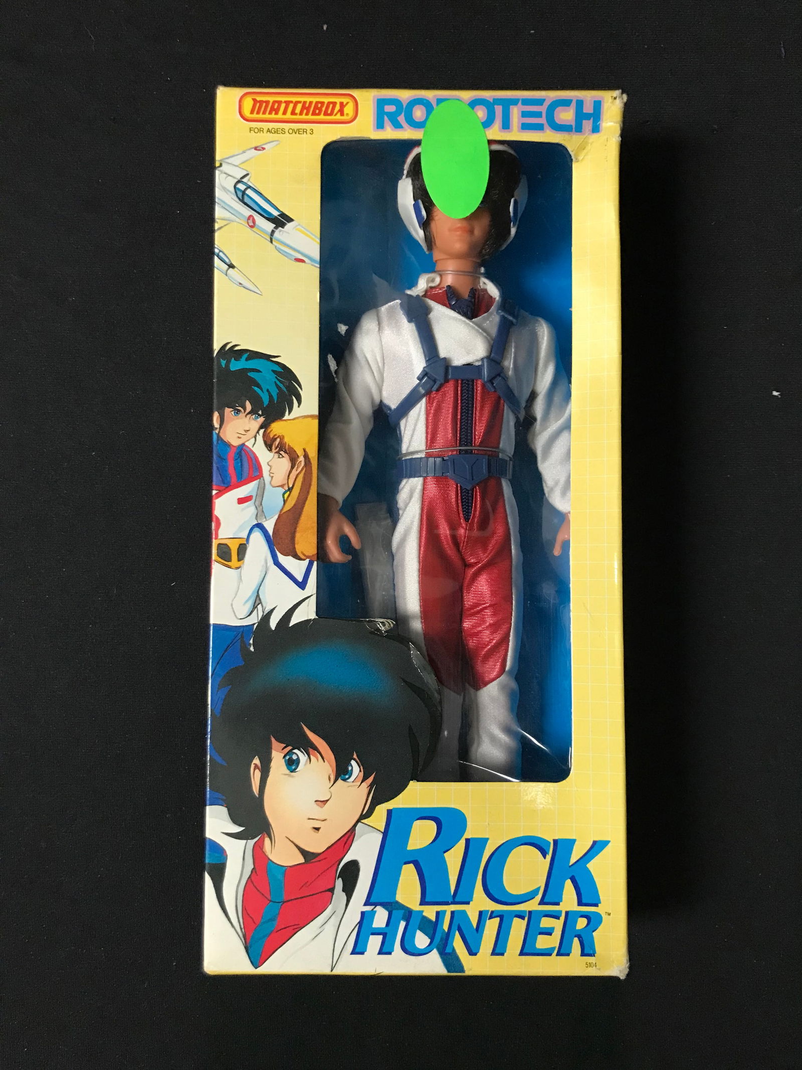 UNOPENED VINTAGE MATCHBOX TOYS ROBOTECH "RICK HUNTER" ACTION FIGURE (1 of 1)