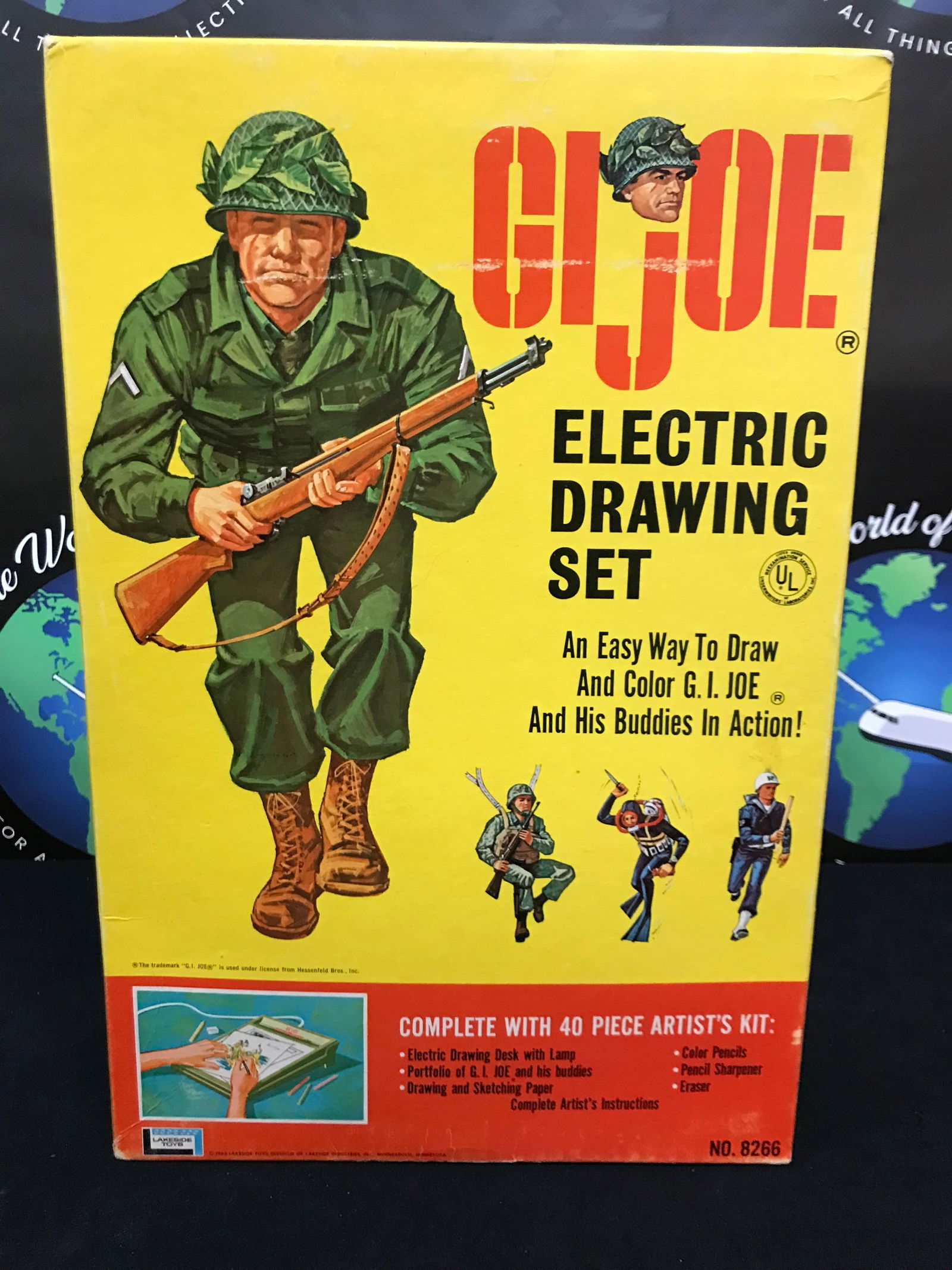 VINTAGE G.I. JOE ELECTRIC DRAWING SET NO. 8266 (1 of 2)