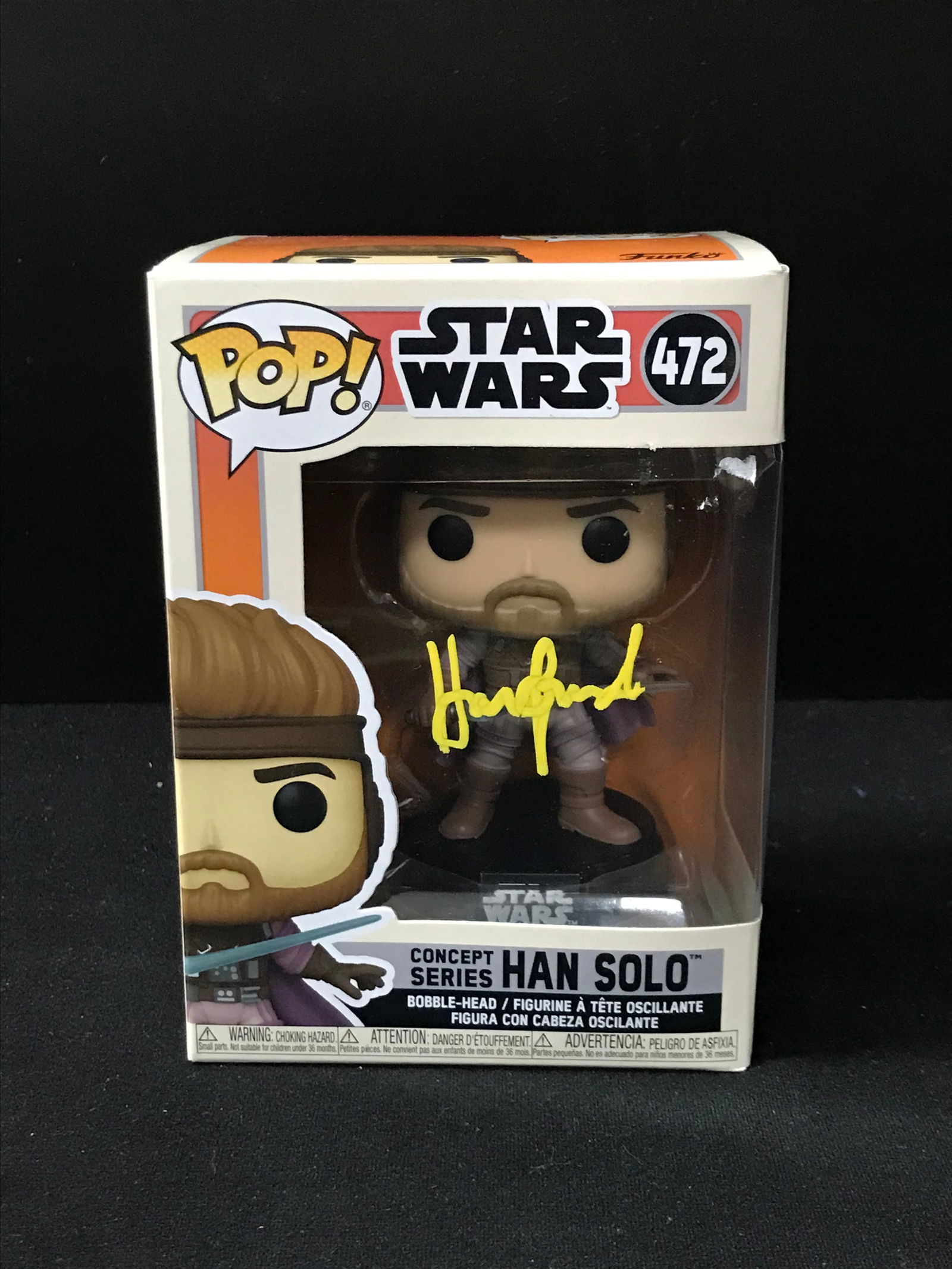 HARRISON FORD SIGNED STAR WARS "HAN SOLO" FUNKO POP! (KB AUTHENTICS COA) (1 of 2)