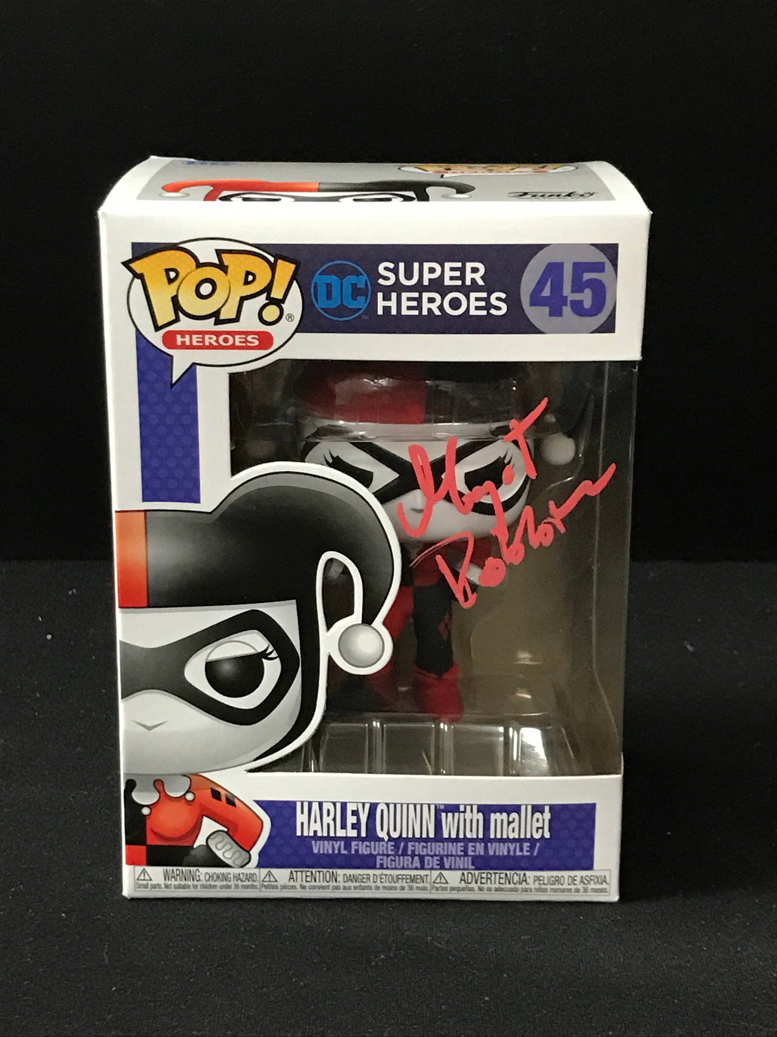 MARGOT ROBBIE SIGNED 'HARLEY QUINN' FUNKO POP1 KB AUTHENTIOCS COA: Prices are in Canadian dollars