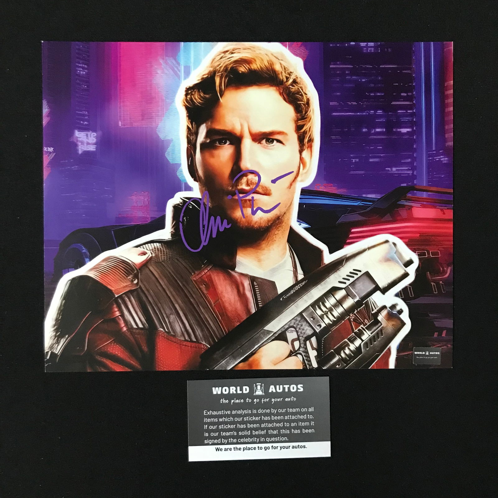 CHRIS PRATT SIGNED "STAR-LORD" 8X10 PHOTO (KB AUTHENTICS COA) (1 of 1)