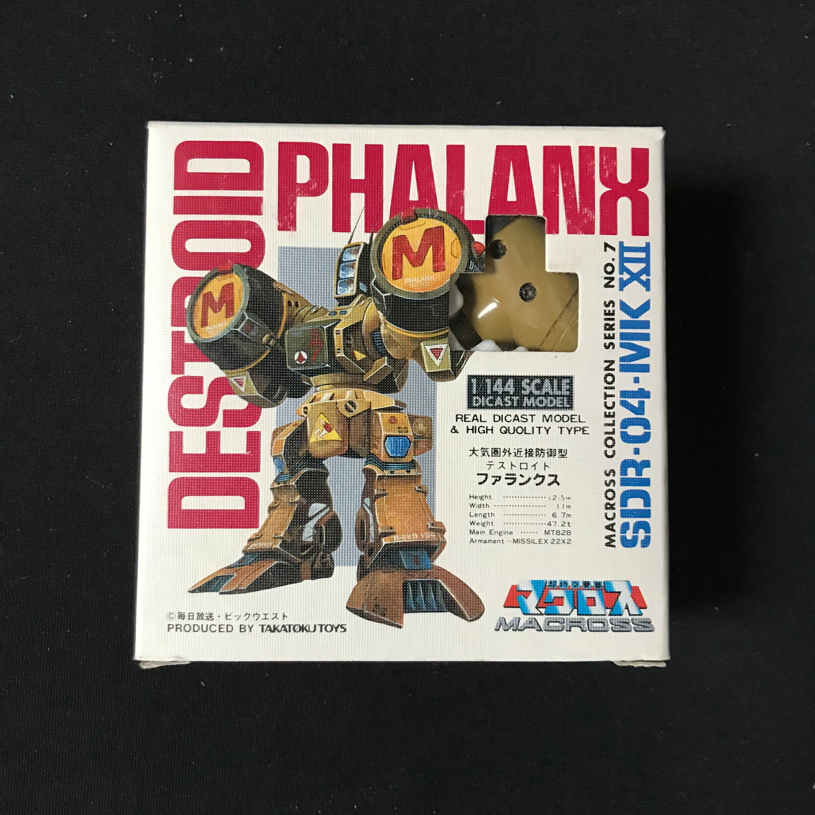 UNOPENED DESTROID PHALANXSDR-04-MK XII ROBOT TOY: Prices are in Canadian dollars