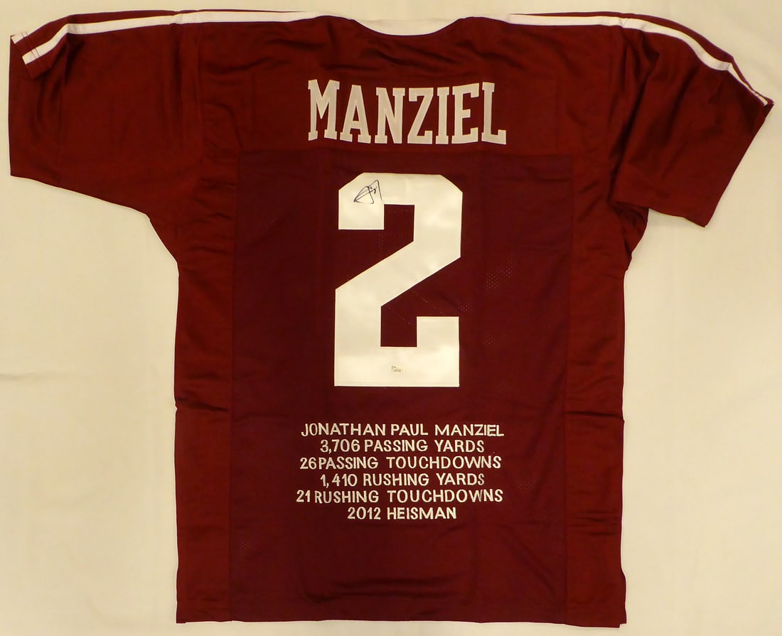 JOHNNY MANZIEL SIGNED CAREER JERSEY (JSA COA) (1 of 4)