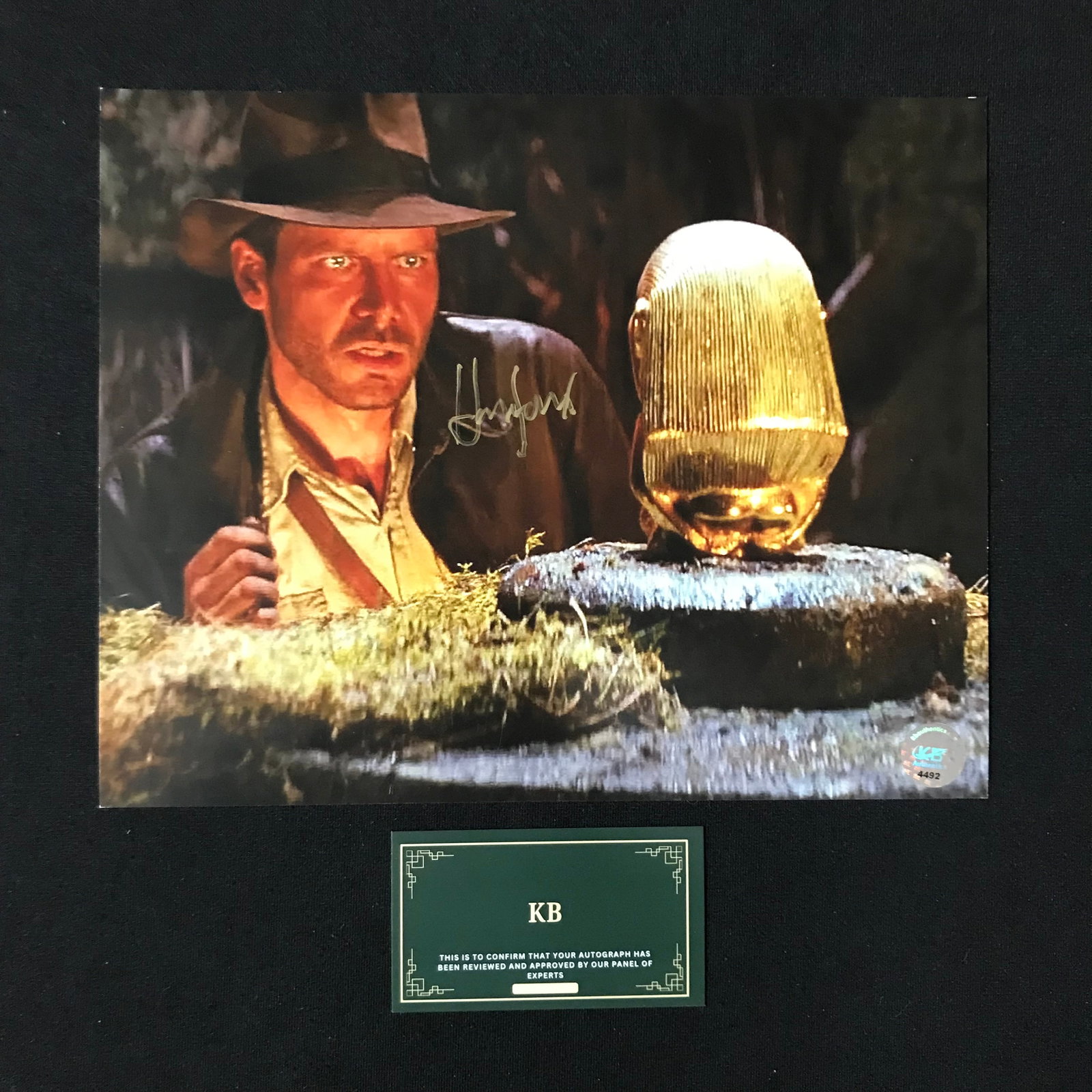 HARRISON FORD SIGNED "INDIANA JONES" 8X10 PHOTO (KB AUTHENTICS COA): Prices are in Canadian dollars