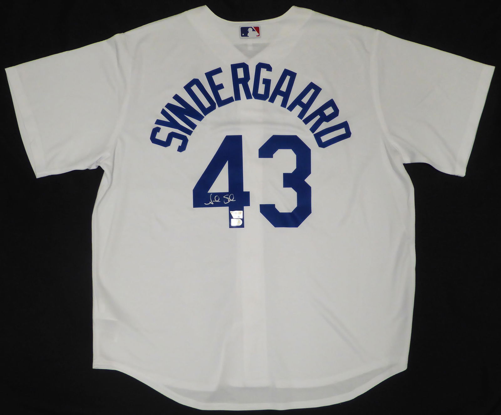 NOAH SNYDERGAARD SIGNED LOS ANGELES DODGERS JERSEY (FANATICS COA) (1 of 3)