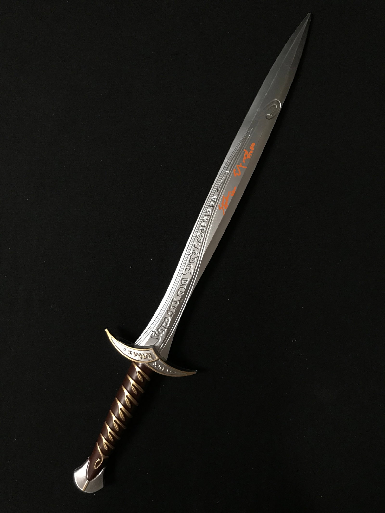SEAN ASTIN AND ELIJAH WOOD DUAL SINGED STING SWORD WWOC COA: Prices are in Canadian dollars