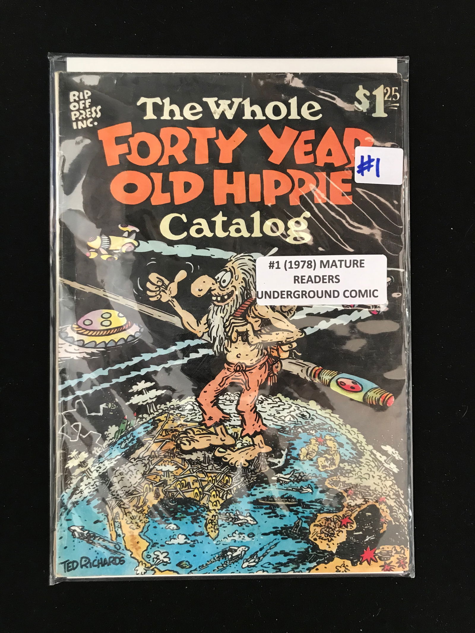 RIP OFF PRESS COMICS NO.1 THE WHOLE FORTY YEAR OLD HIPPIE CATALOG (1 of 1)