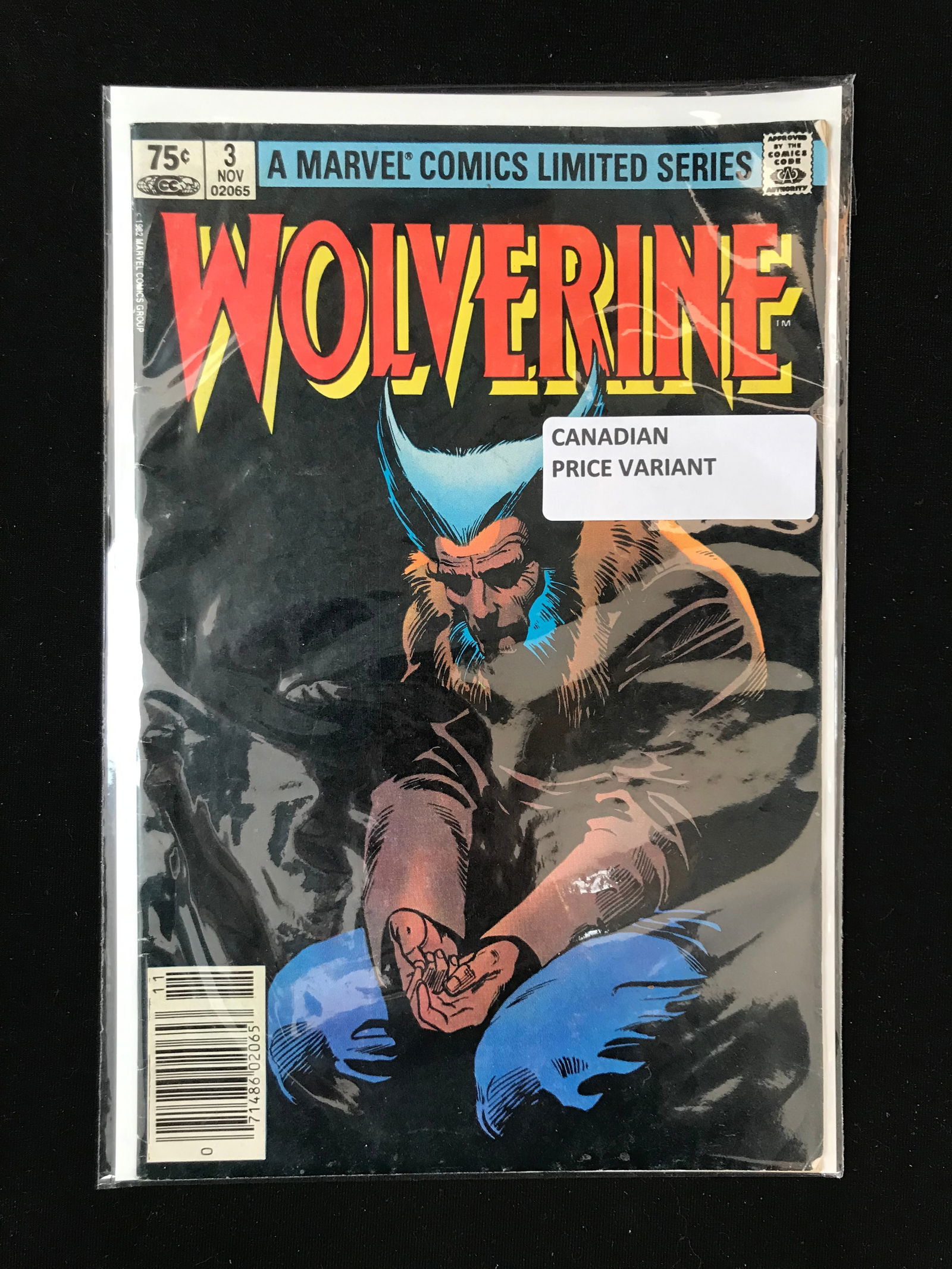MARVEL COMICS NO.3 WOLVERINE (1 of 1)