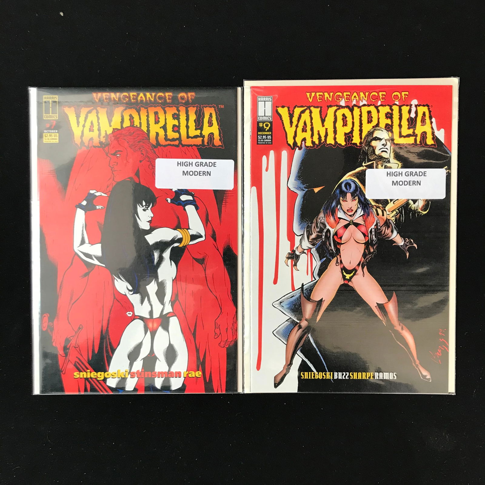 LOT OF 2 VAMPIRELLA COMICS (HARRIS COMICS) (1 of 1)