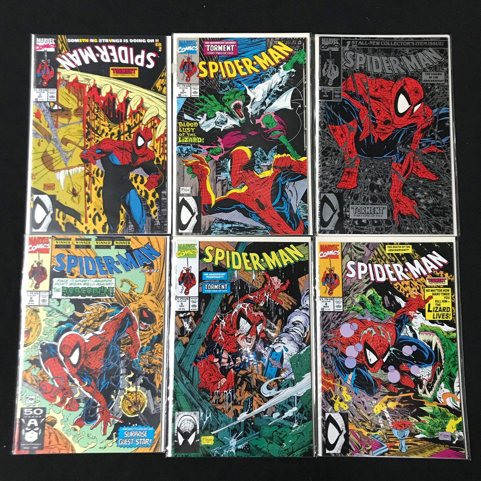 LOT OF 6 SPIDERMAN COMICS (MARVEL COMICS) (1 of 1)