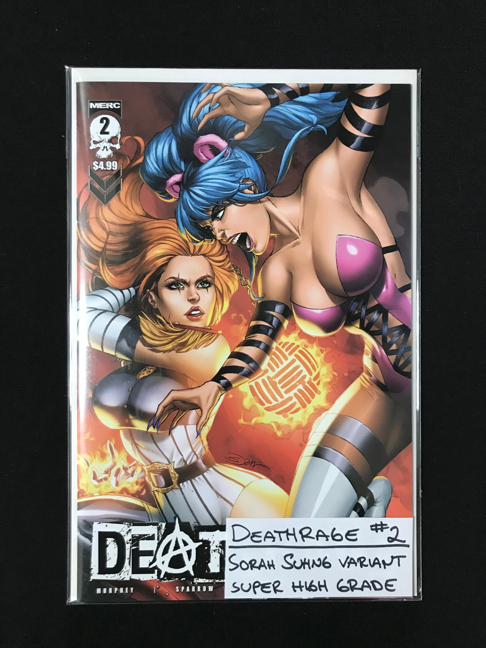 DEATHRAGE #2 SORAH SUHNG VARIANT (MERC COMICS): Prices are in Canadian dollars