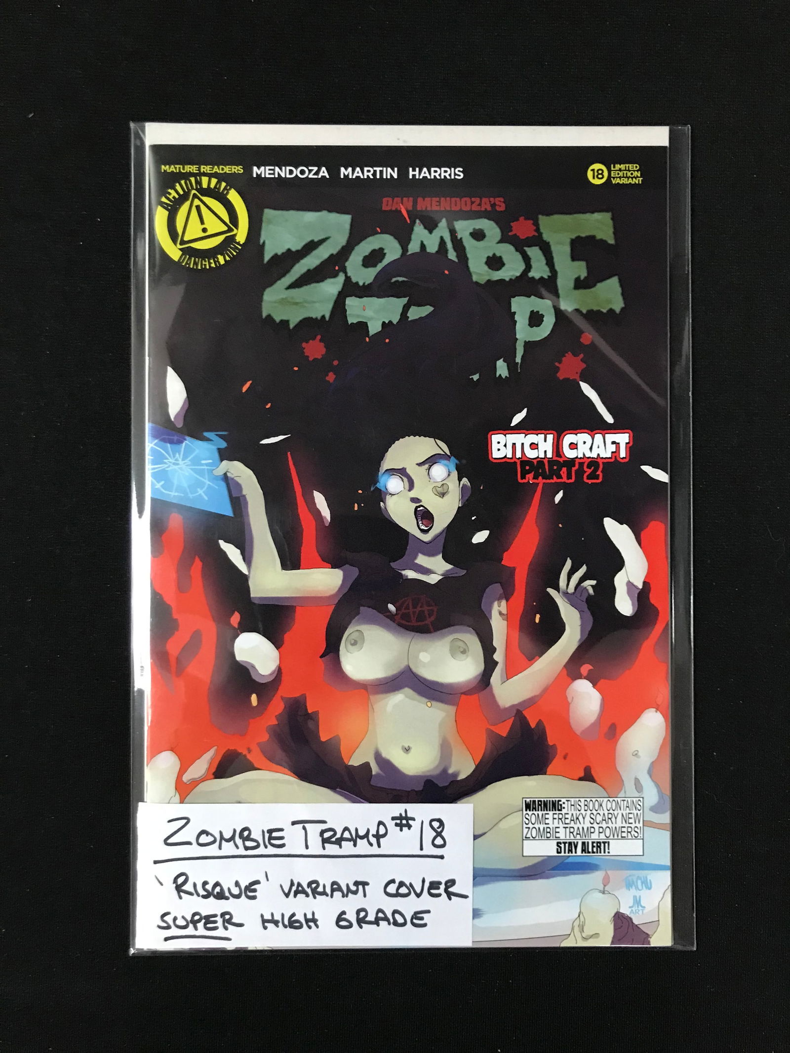 ZOMBIE TRAMP #18 RISQUE VARIANT COVER (ACTION LAB COMICS) (1 of 1)
