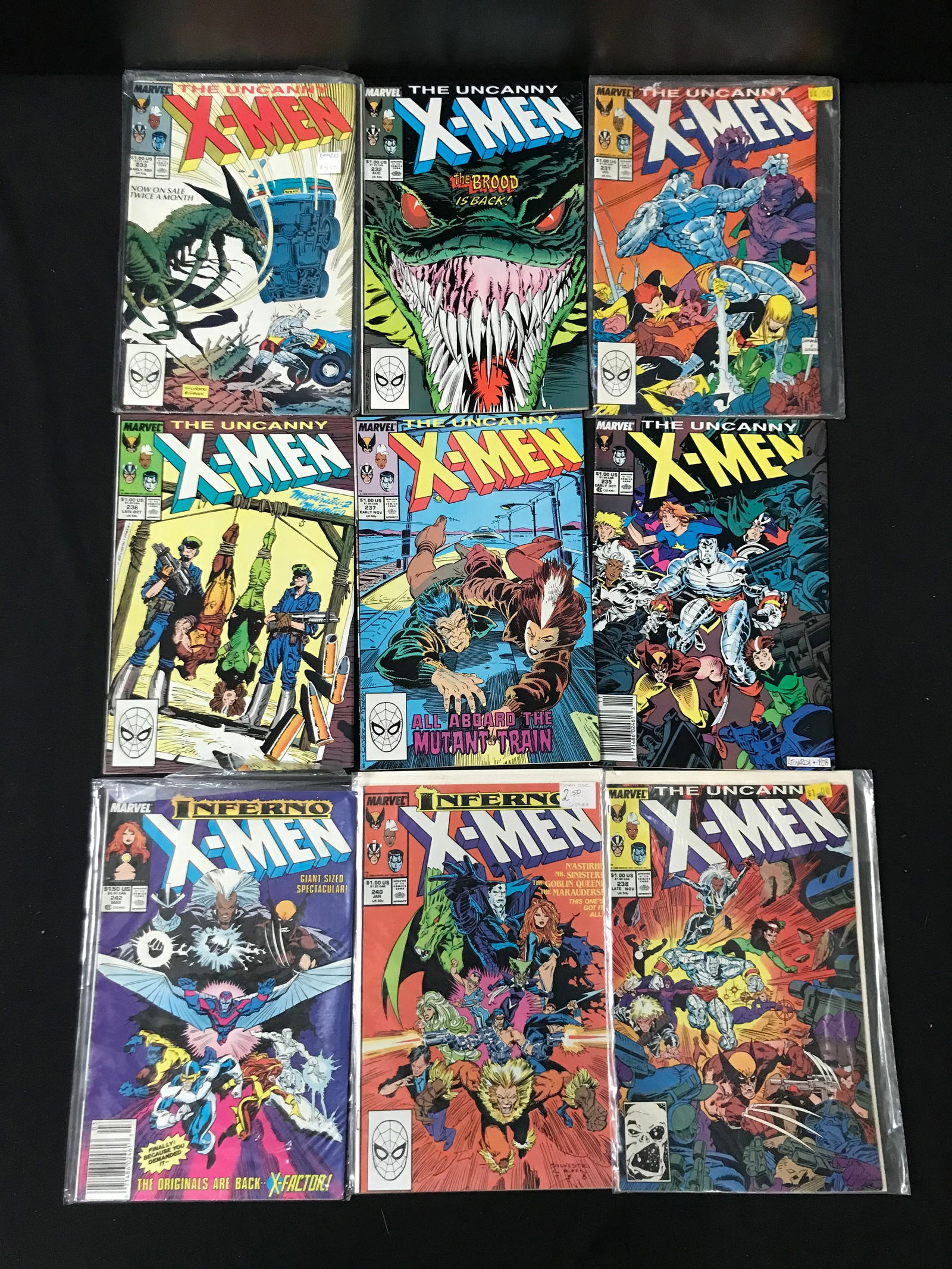 LOT OF 9 X-MEN COMICS (MARVEL COMICS) (1 of 1)