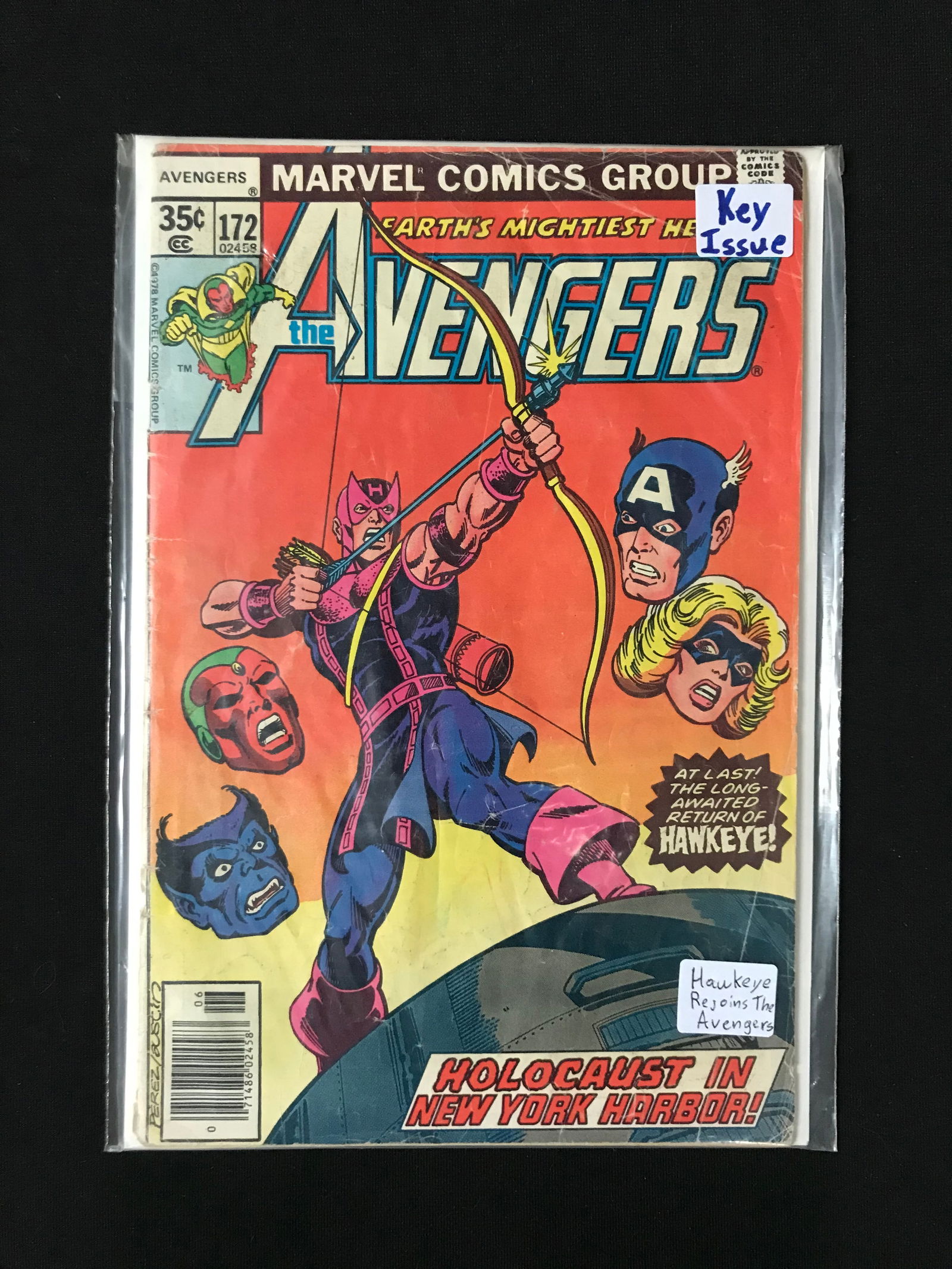 MARVEL COMICS NO.172 THE AVENGERS (1 of 1)