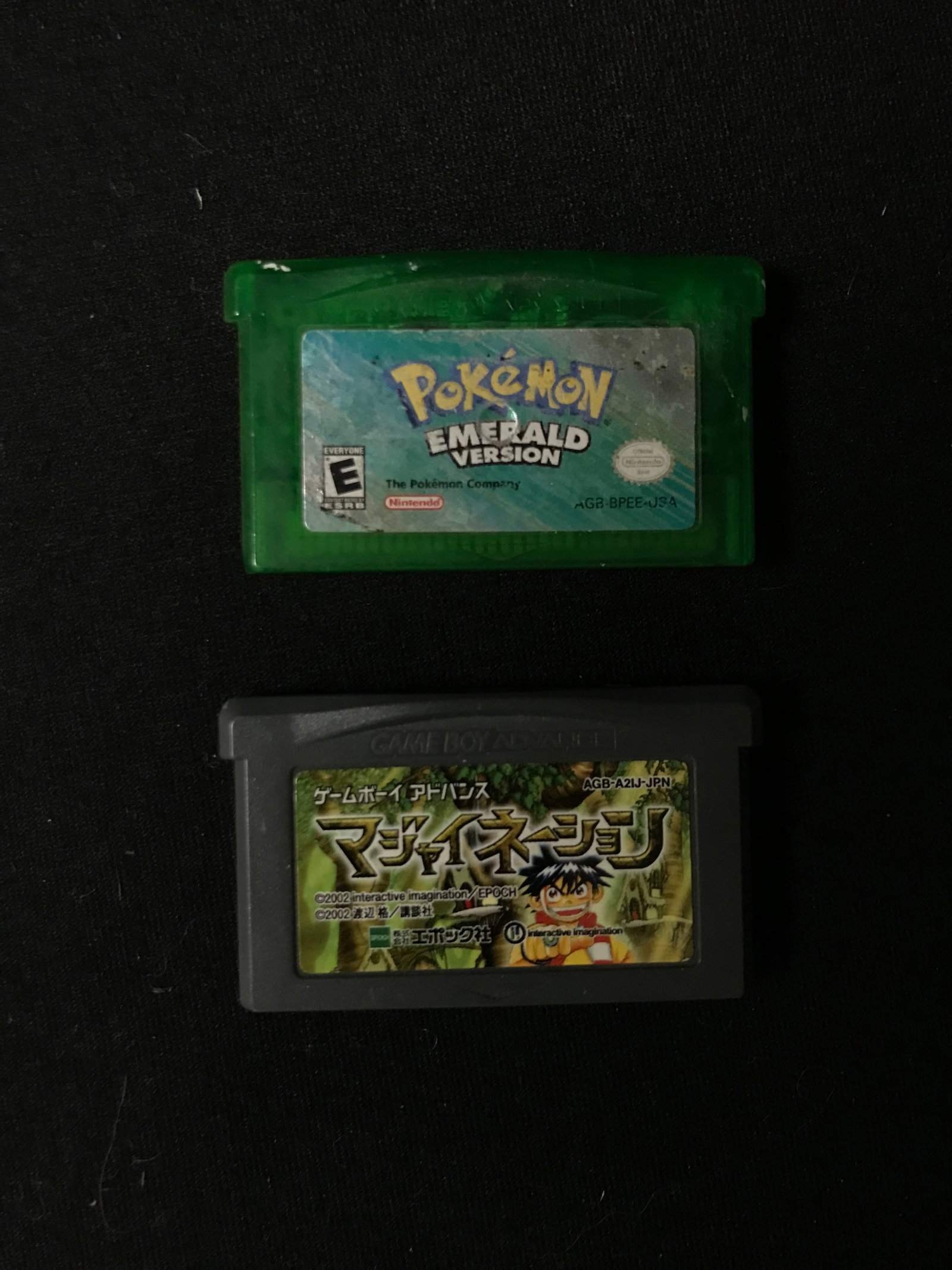 LOT OF 2 POKEMON EMERALD VERSION NINTENDO GAME BOY ADVANCE GAMES (1 of 1)