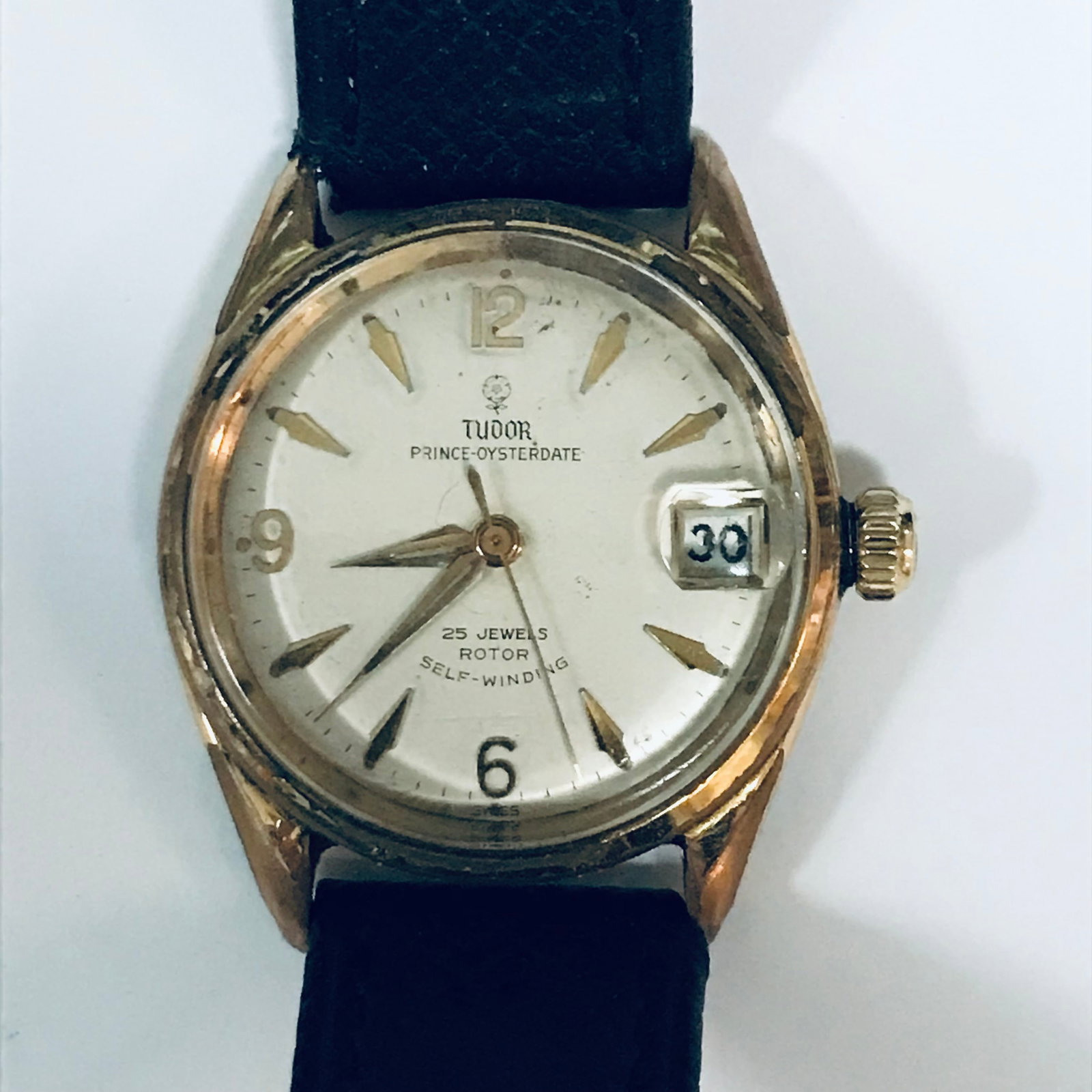 MENS ROLEX TUDOR PRINCE-OYSTERDATE WATCH - 25 JEWELS AUTOMATIC ALL ORIGINAL HAS BEEN TIMED (1 of 4)