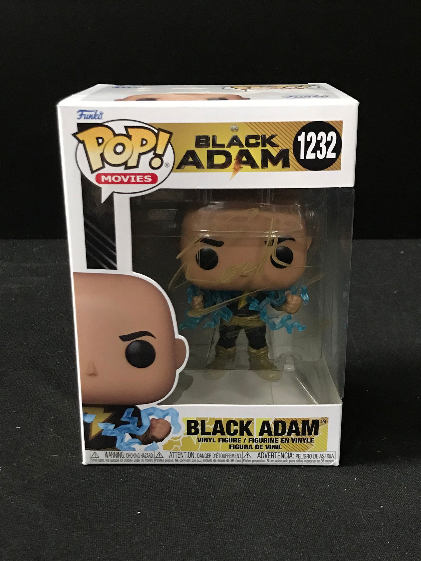 DWAYNE "THE ROCK" JOHNSON SIGNED "BLACK ADAM" FUNKO POP! (KB AUTHENTIC COA) (1 of 2)